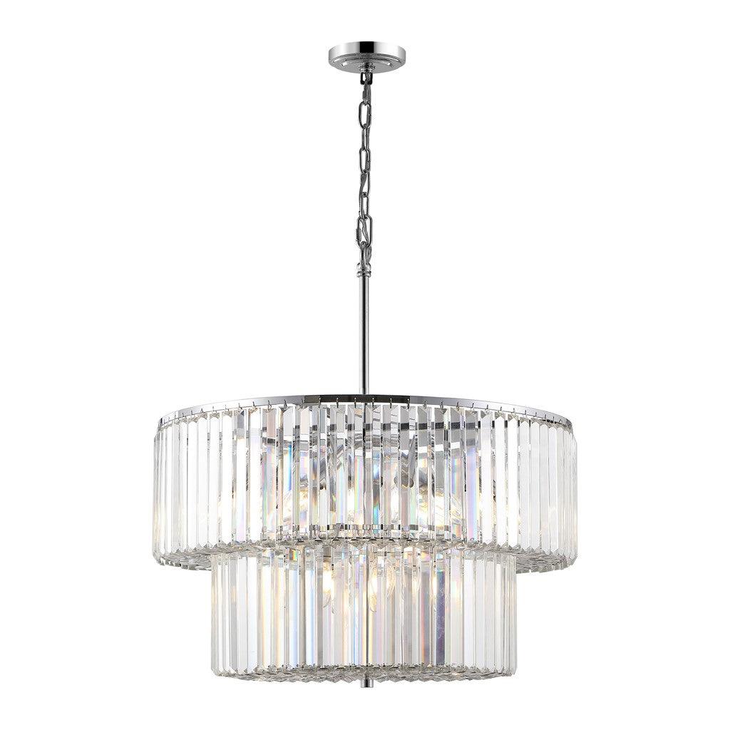 Viviann Crystal 2 Tier Chandelier - Image 3