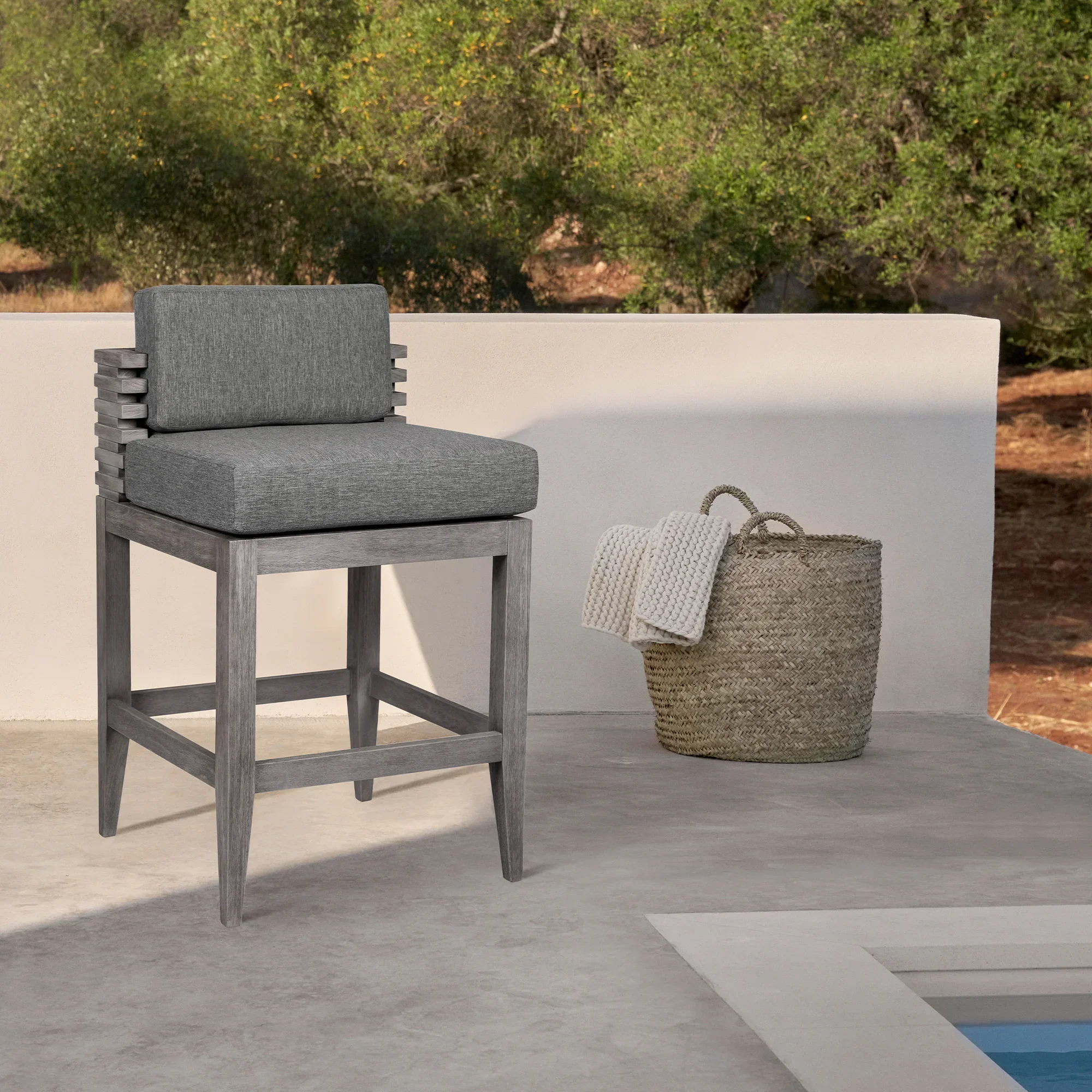 Vivid Outdoor Counter Stool - Set of 2 - Image 11