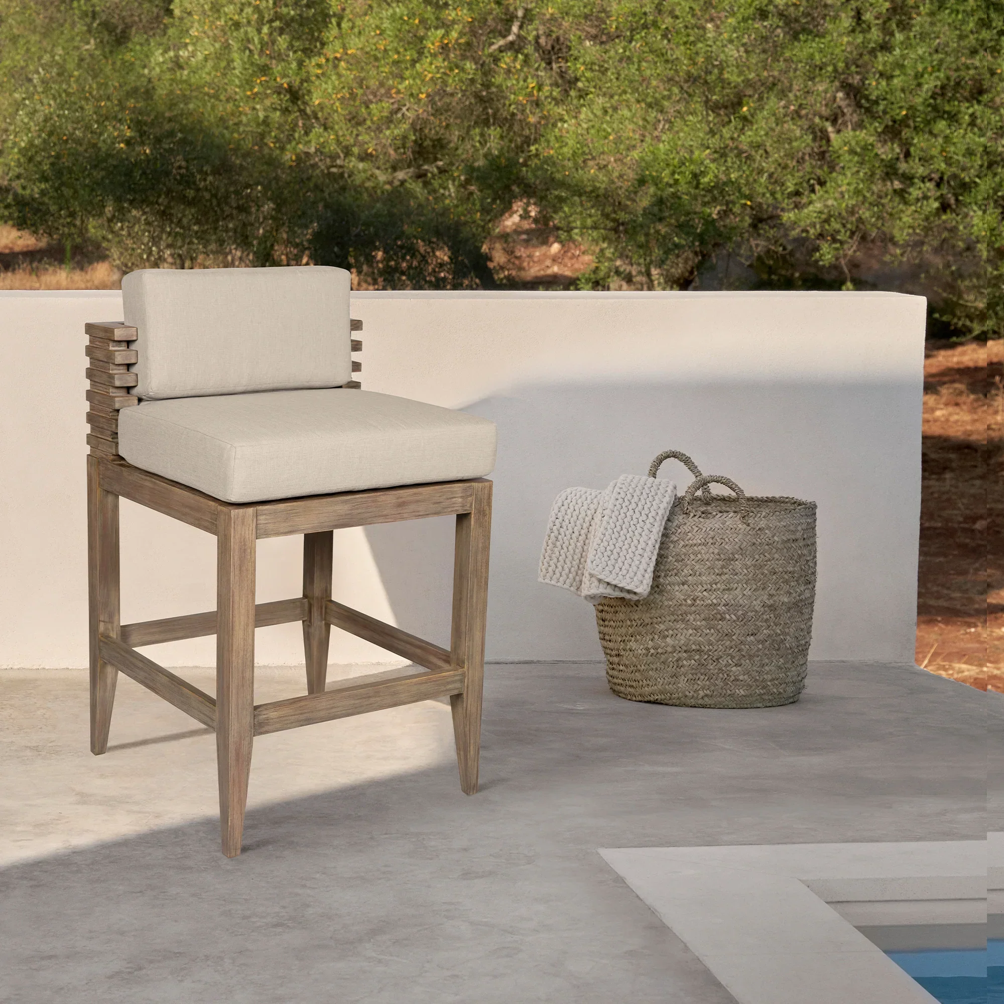 Vivid Outdoor Counter Stool - Set of 2 - Image 2
