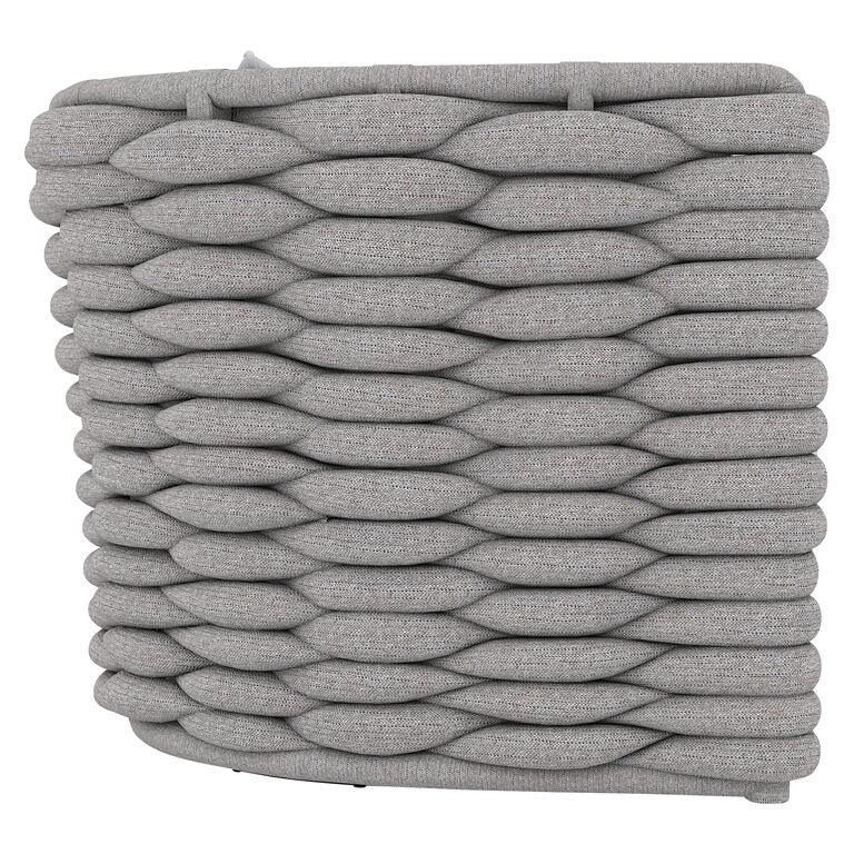 Wailea Swivel Chair Grey Sock Weave Swivel Chair - Image 5