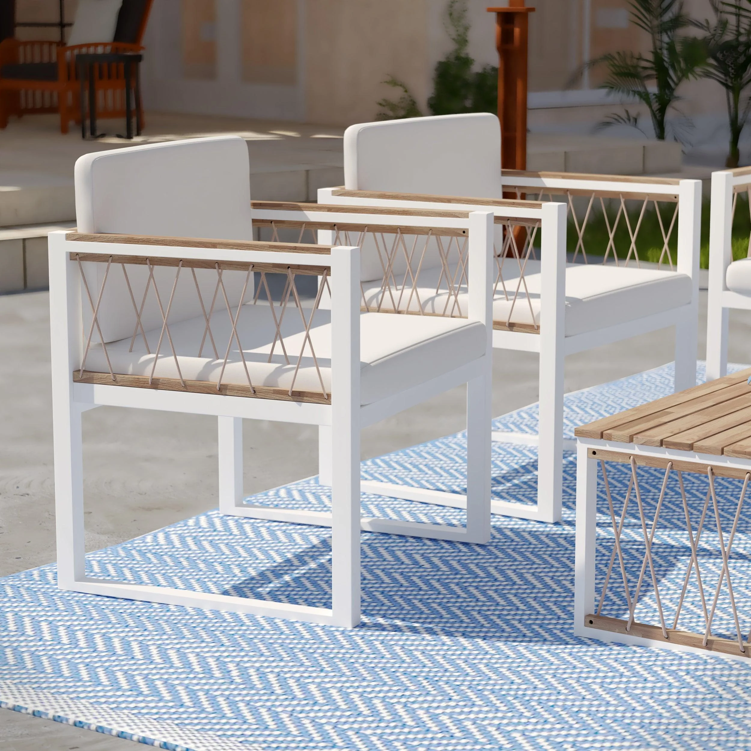 Wallmond Cushioned Outdoor Chairs – 2pc Set - Image 7