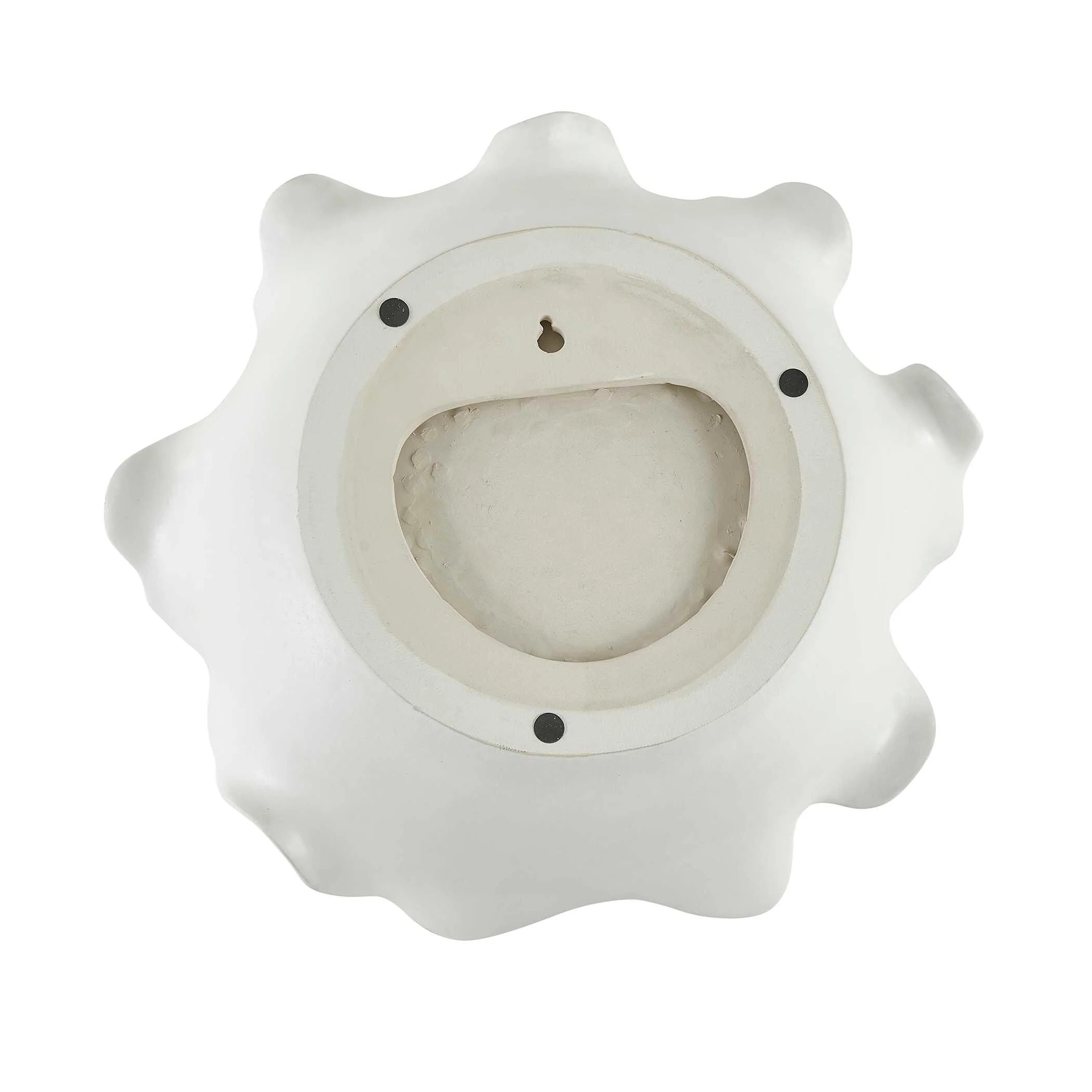 Wave Crest White Outdoor Bowl - Image 8