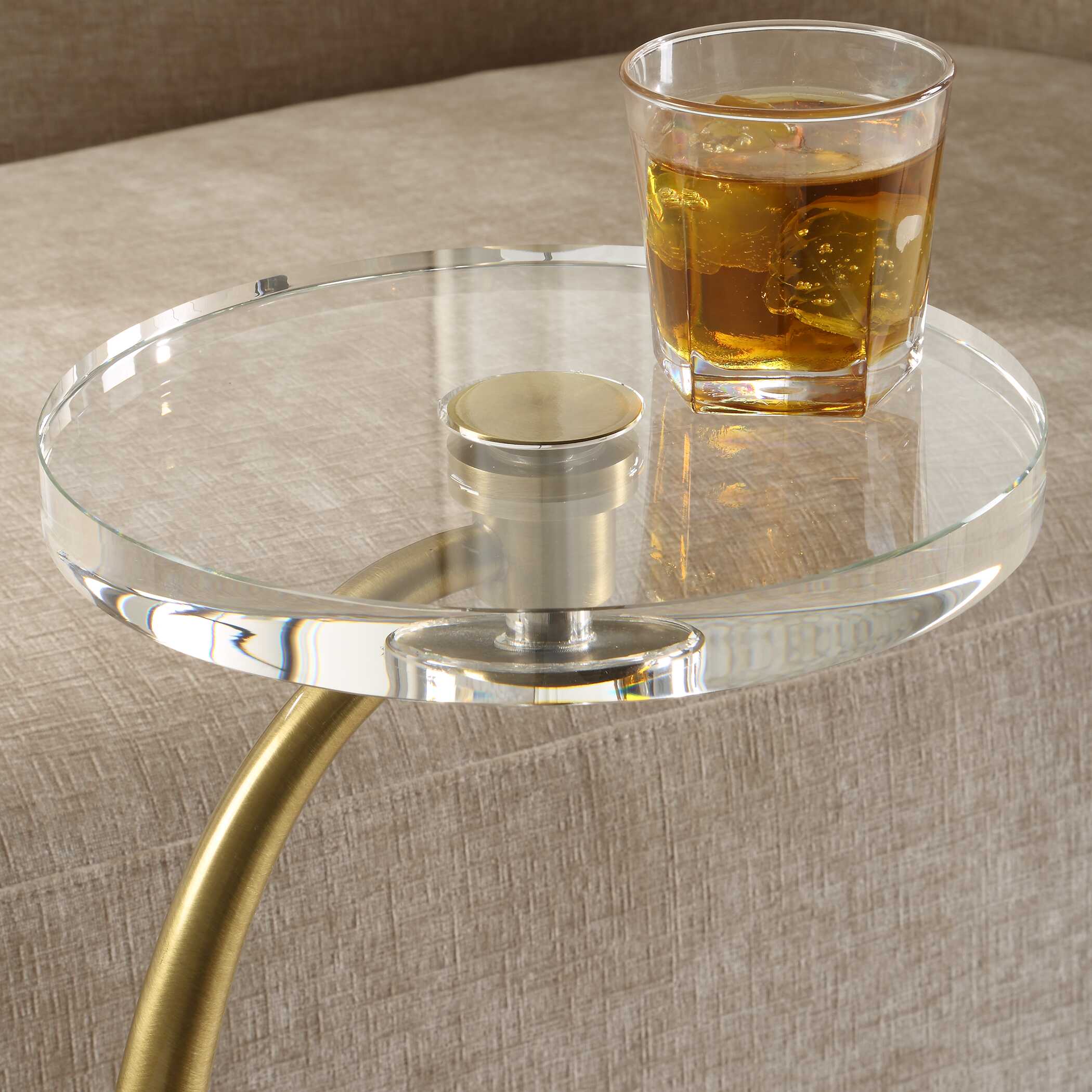 Waveney Brass Drink Table - Image 10