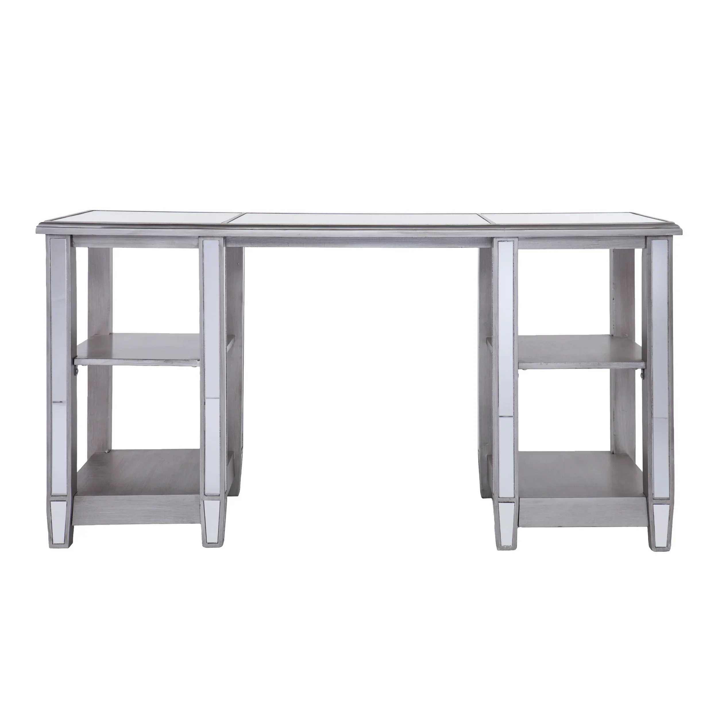 Wedlyn Office Desk with Shelves - Image 3
