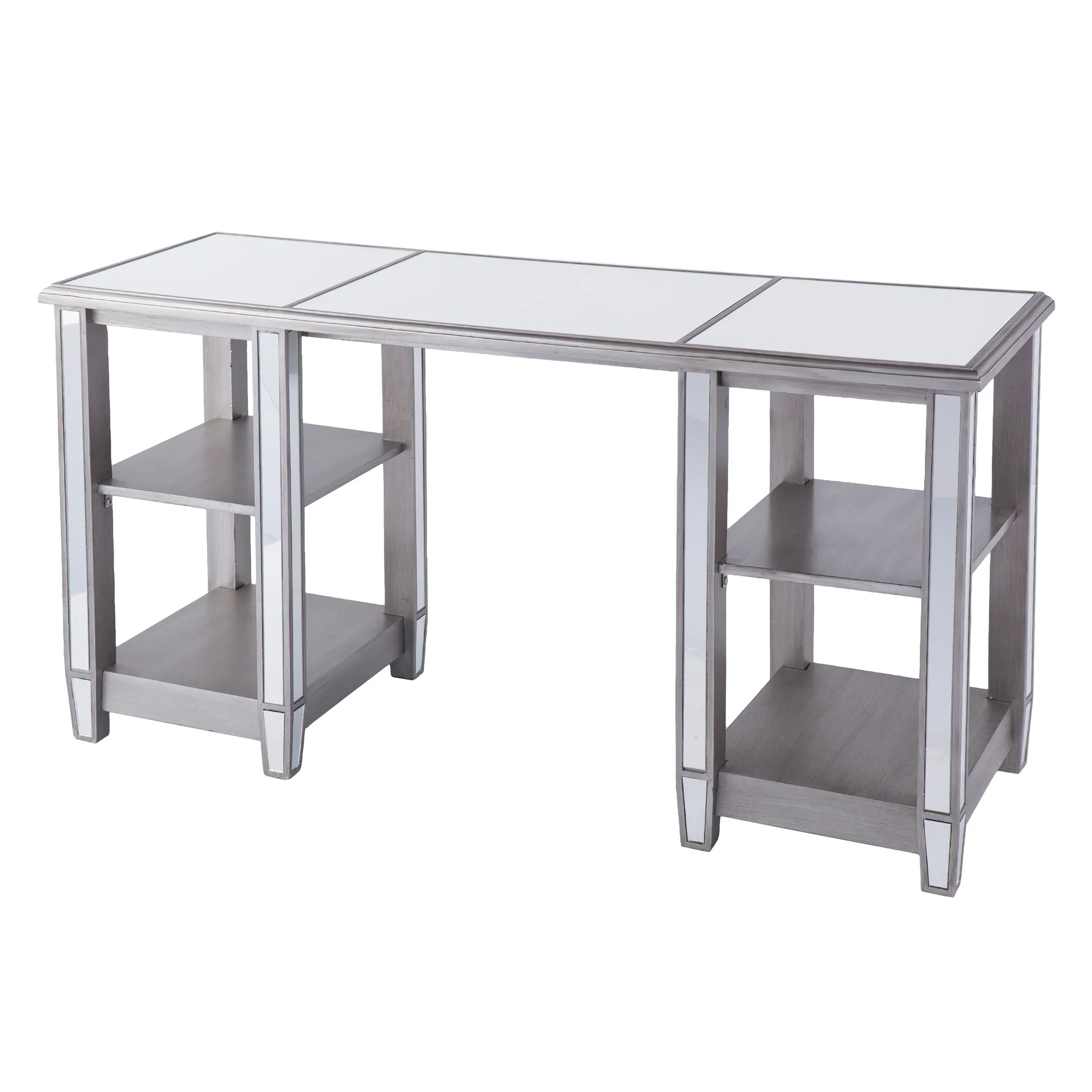 Wedlyn Office Desk with Shelves - Image 5