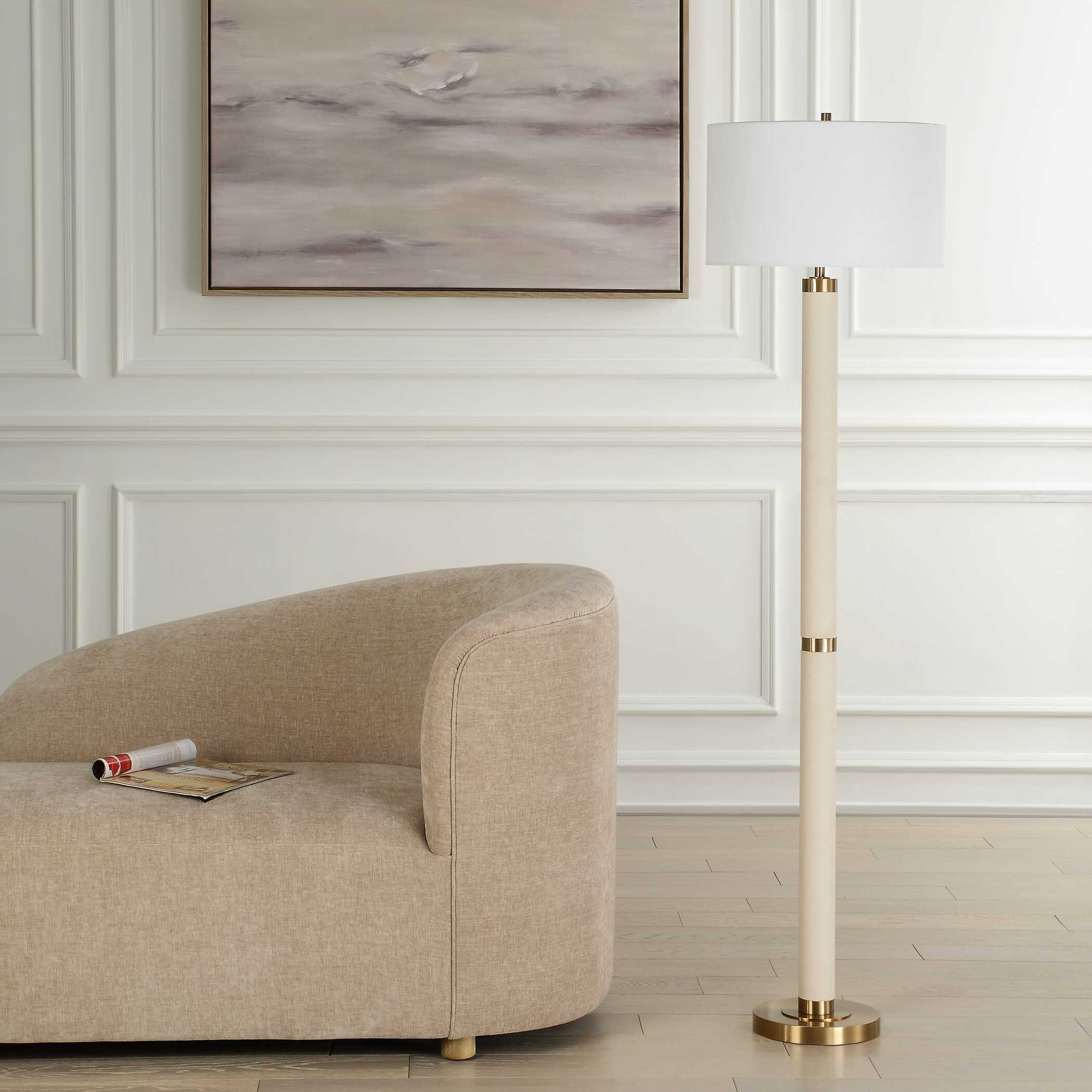 Wessex White Floor Lamp - Image 3