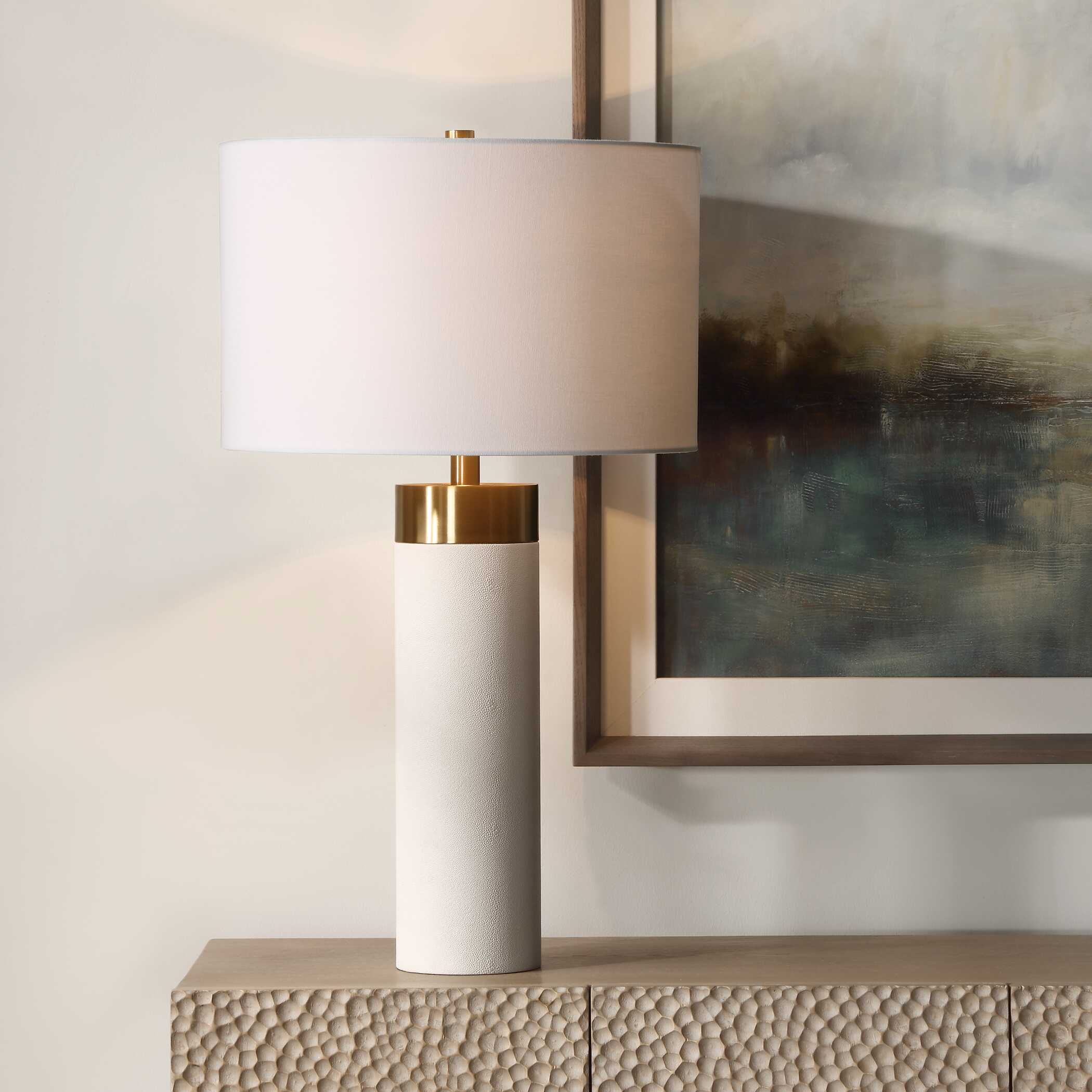 Wessex White Table Lamp - Image 2
