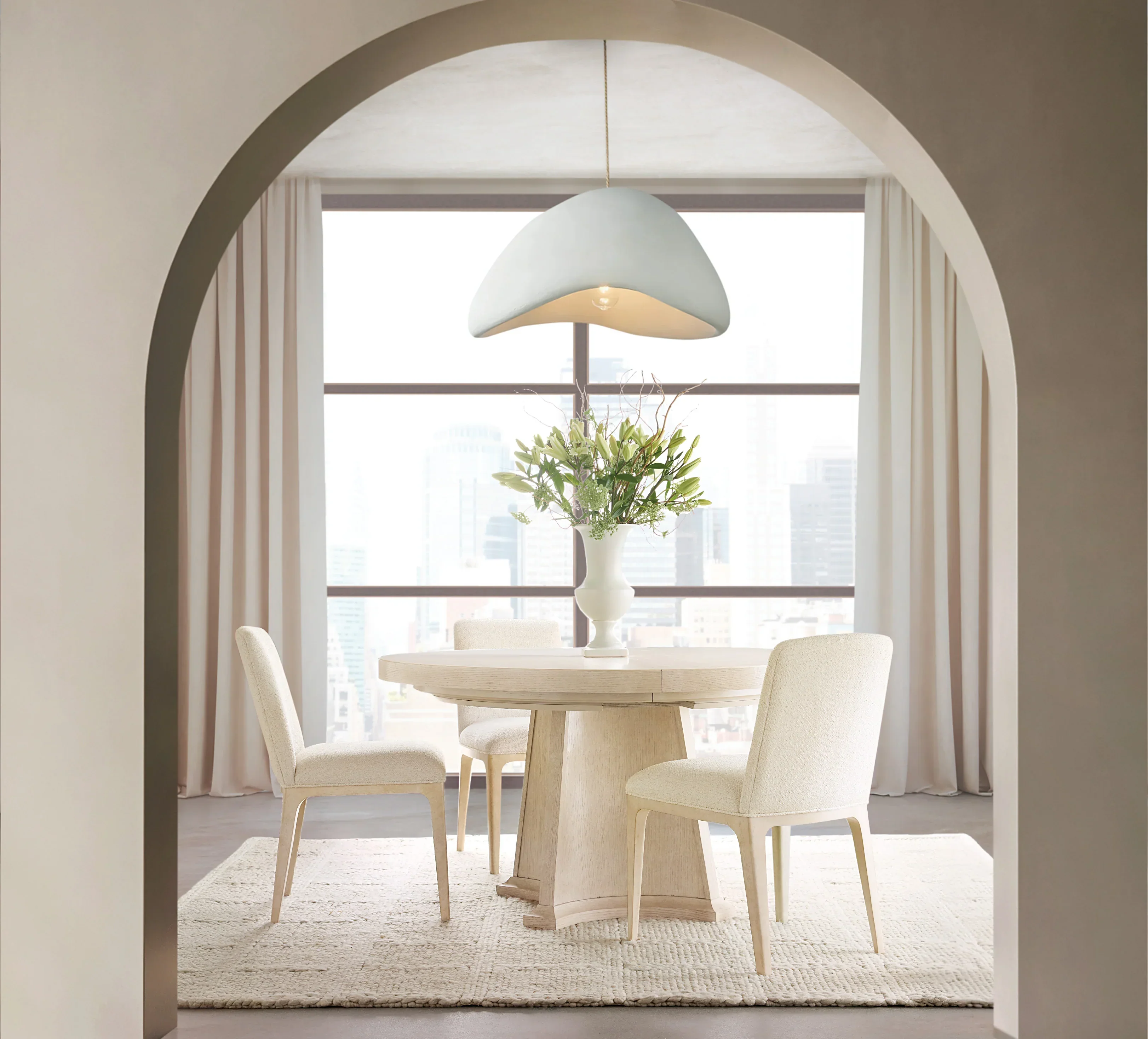 Westwood Round Dining Table with One 20-inch Leaf - Image 2