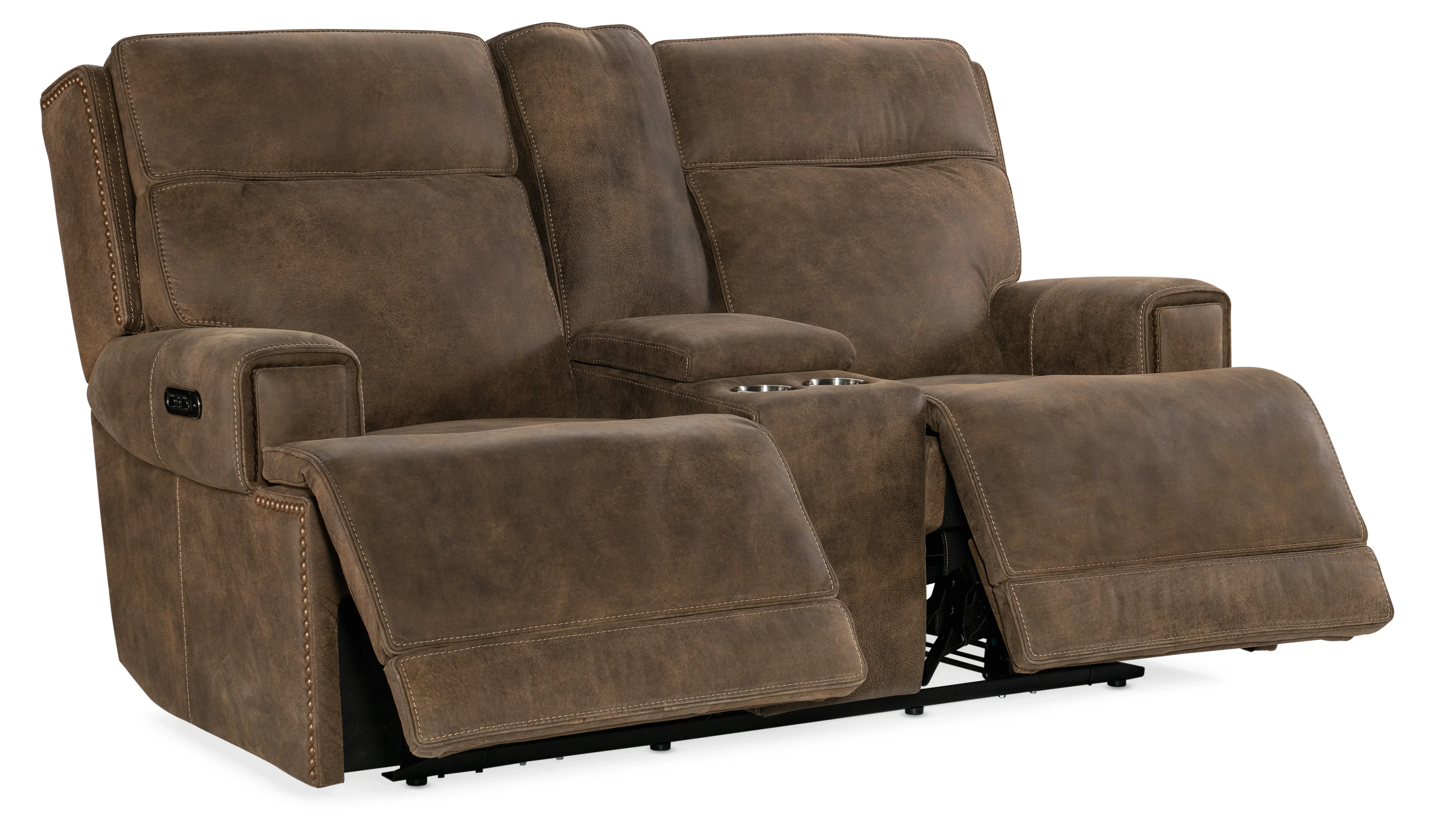 Wheeler Console Loveseat with Power Recline & Power Headrest - Image 3