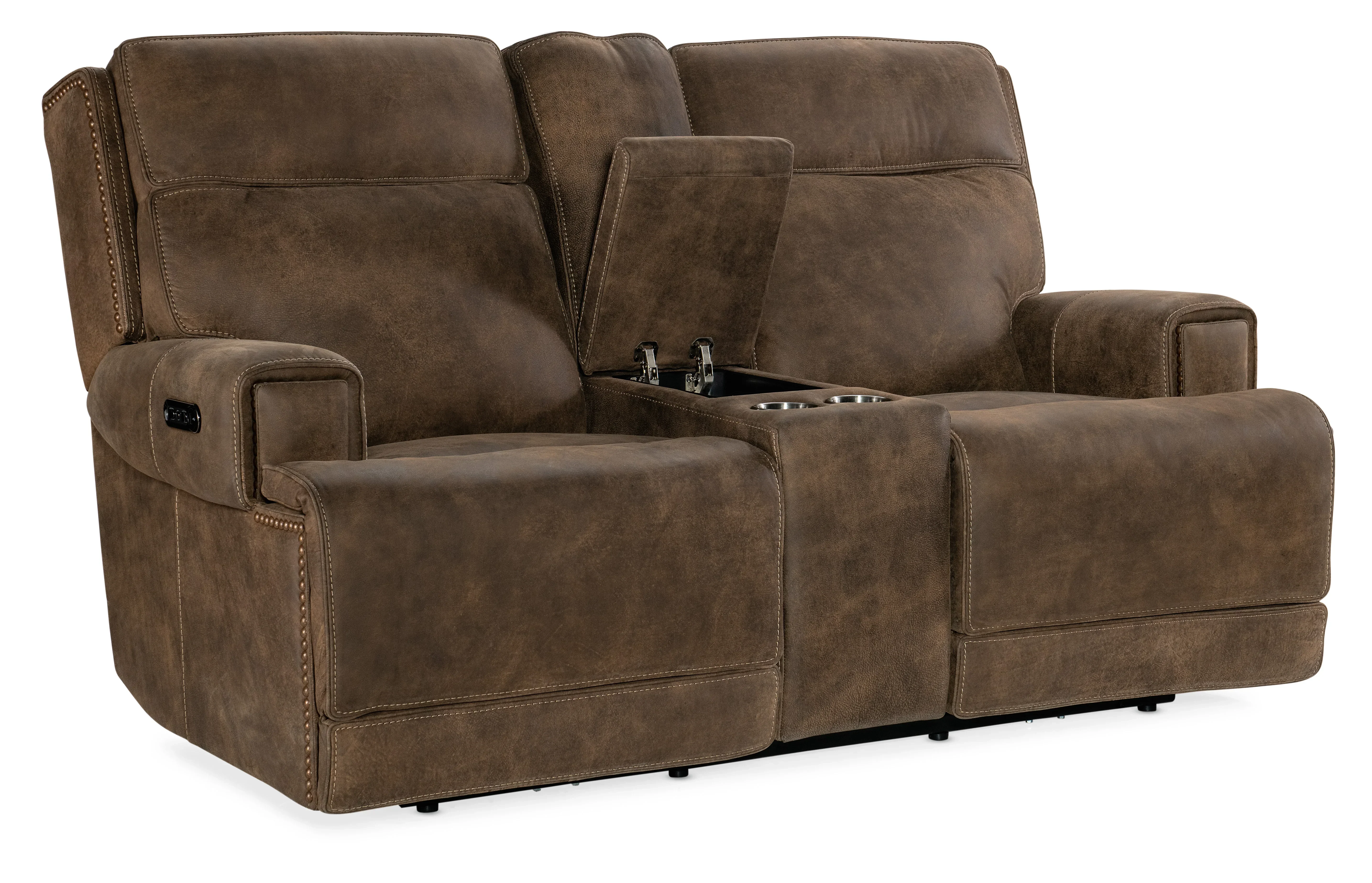 Wheeler Console Loveseat with Power Recline & Power Headrest - Image 4