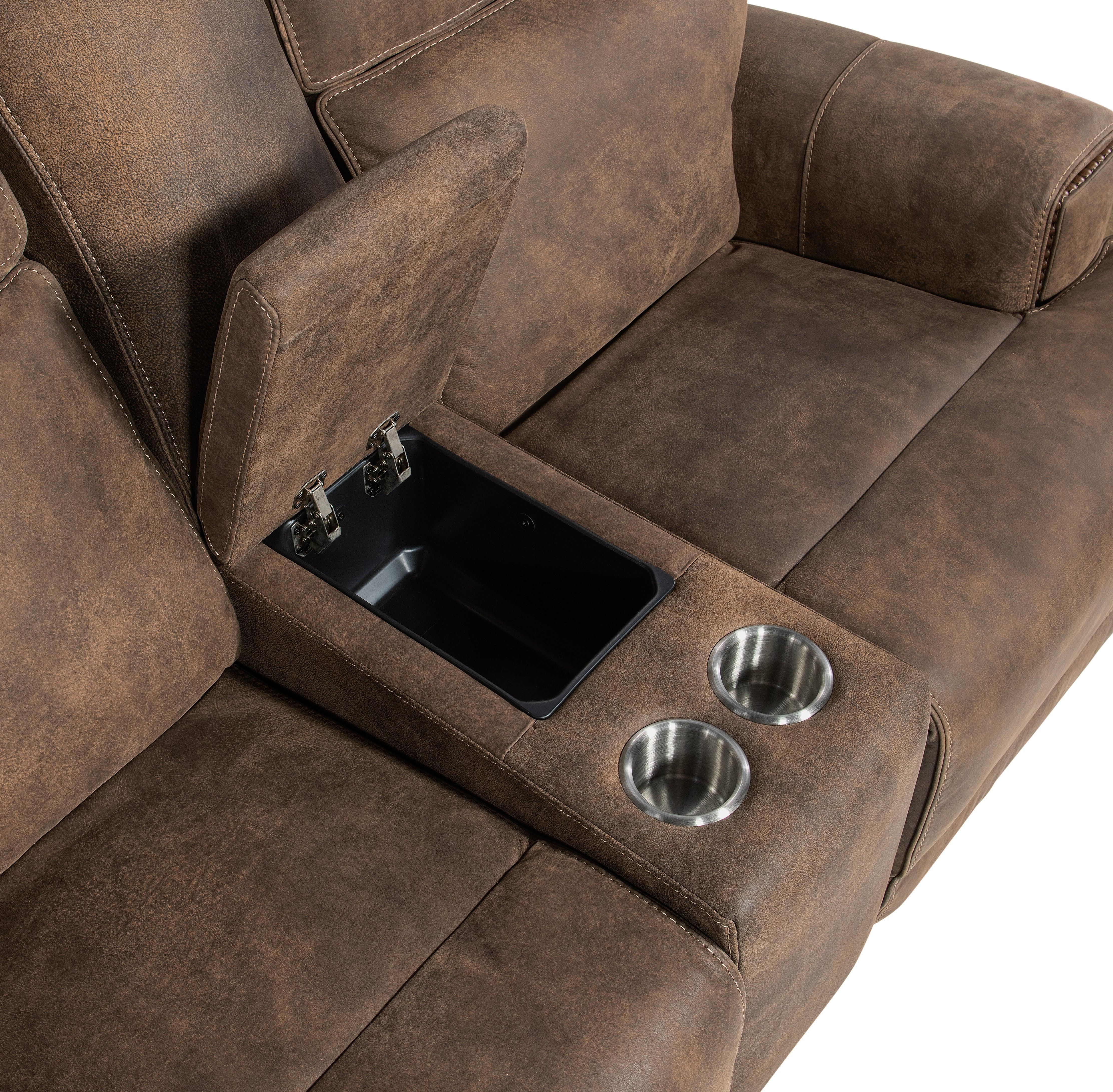 Wheeler Console Loveseat with Power Recline & Power Headrest - Image 7