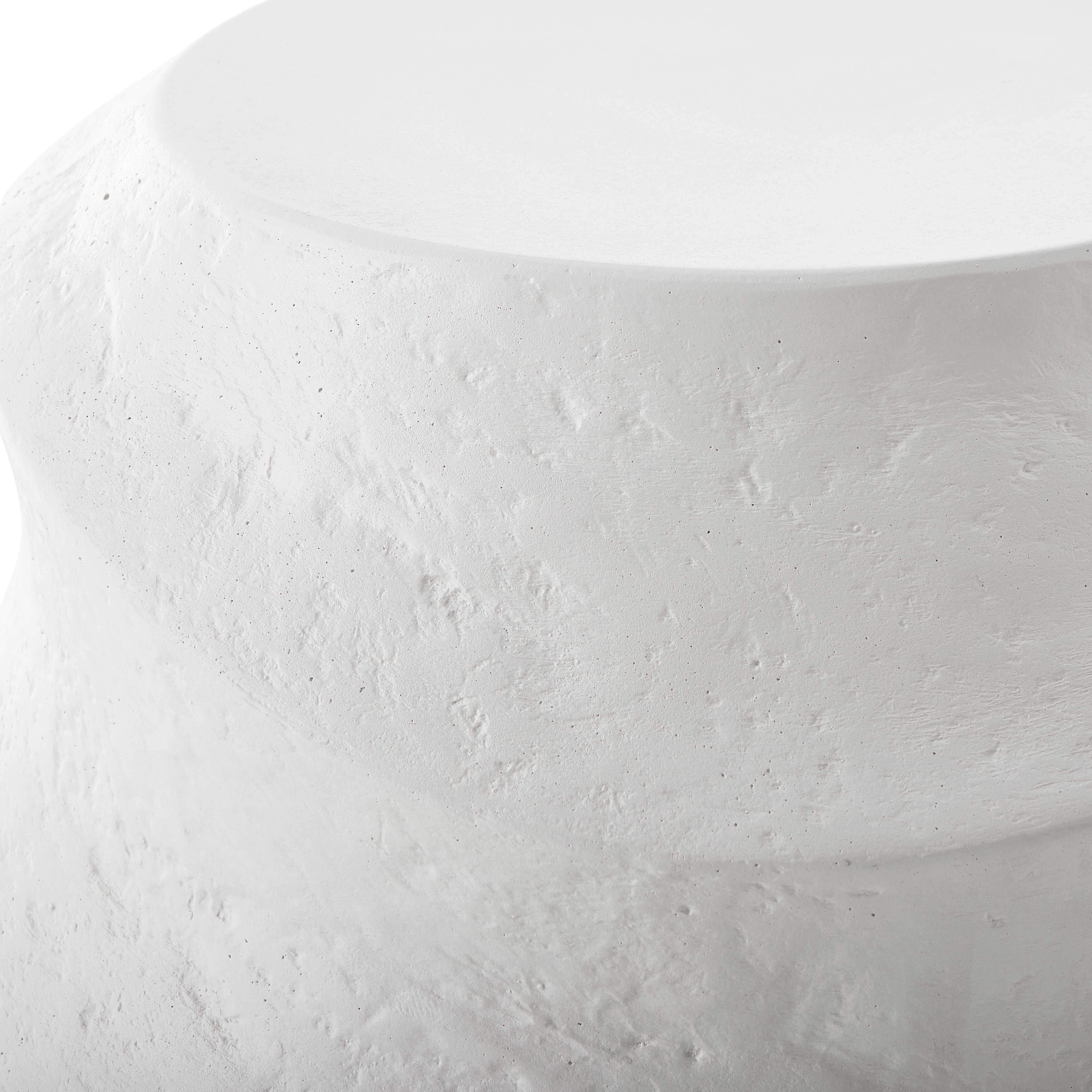 Winded Outdoor White Accent Table - Image 6