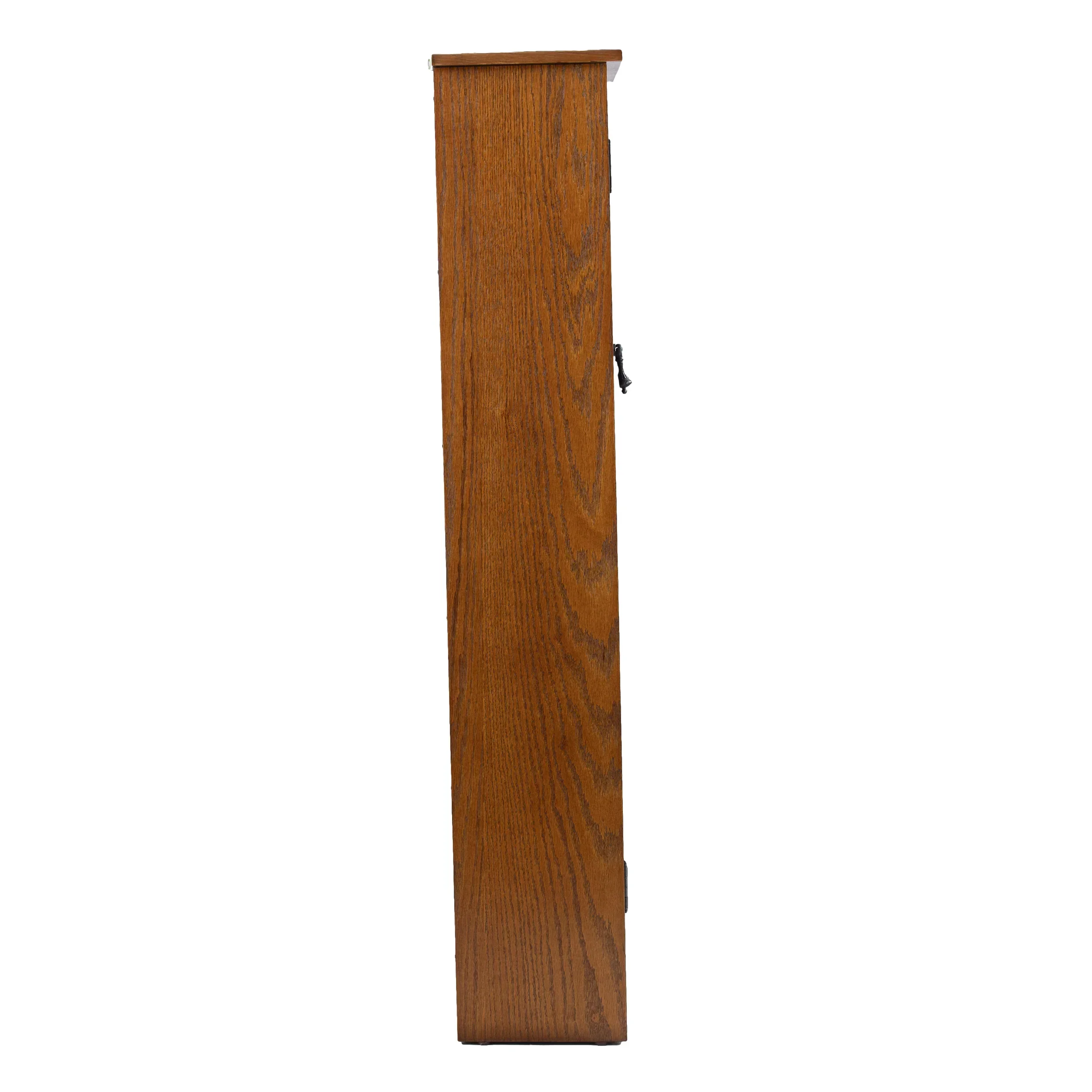 Window Pane Media Cabinet - Oak - Image 4