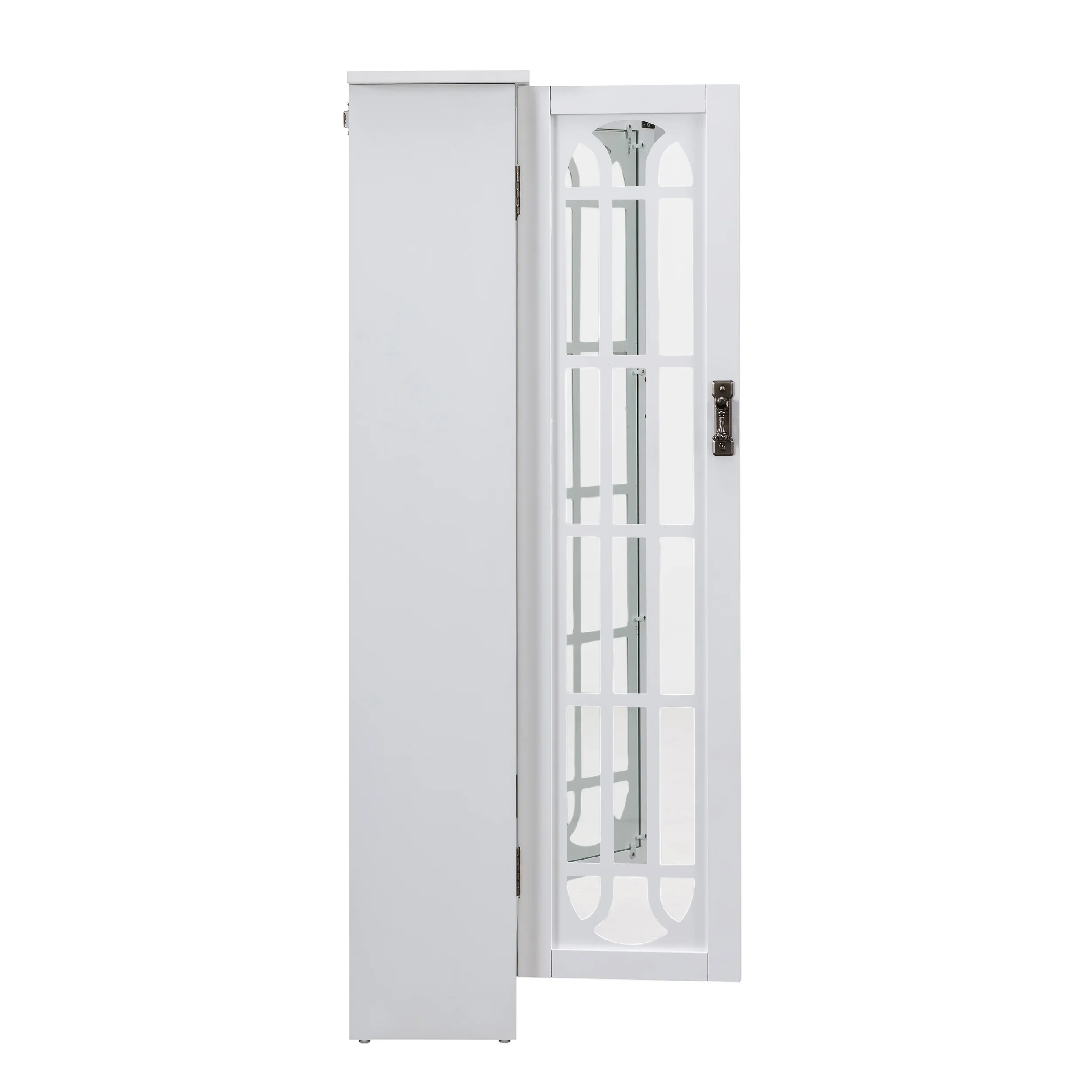Window Pane Media Cabinet - White - Image 4