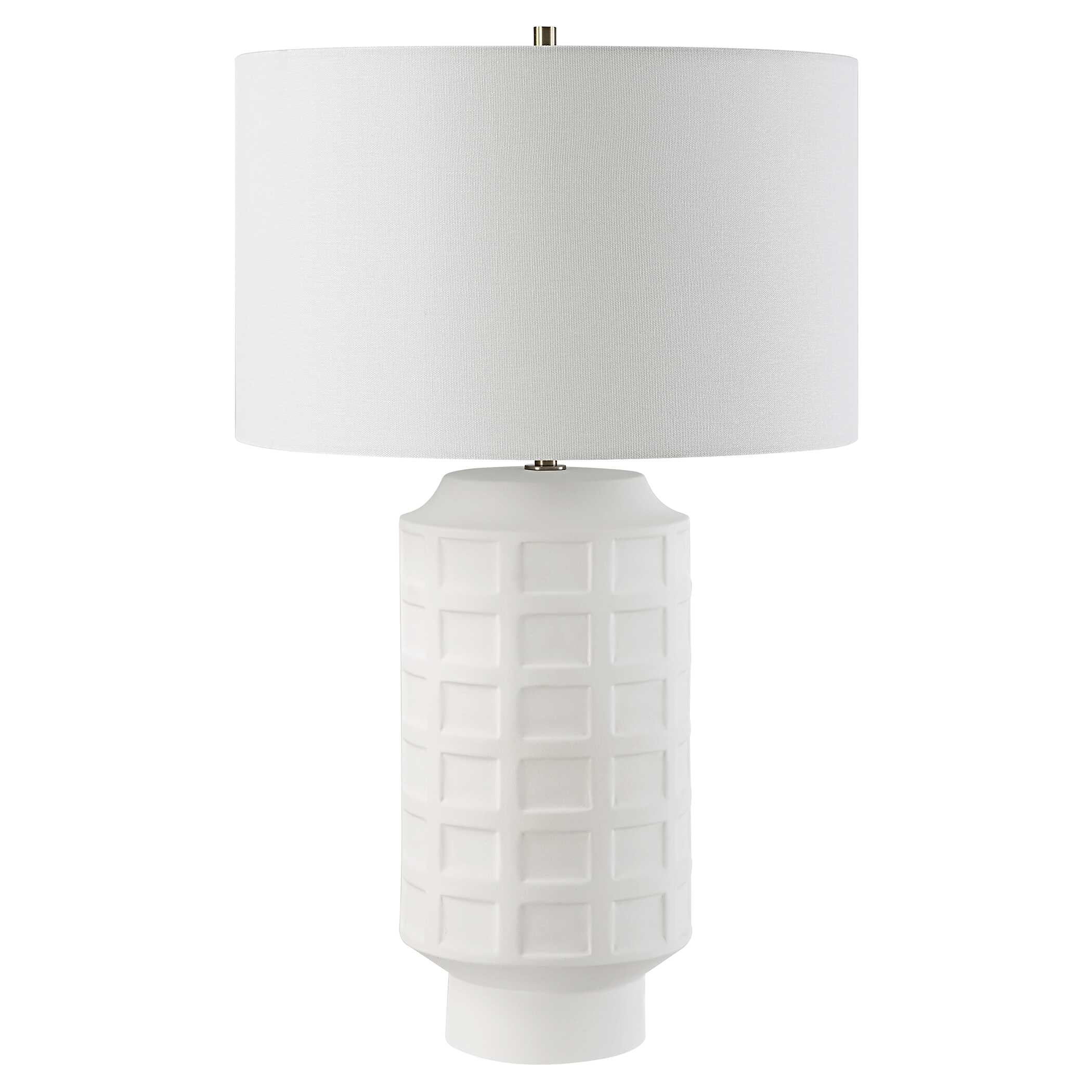 Window Pane White Table Lamp - Image 4