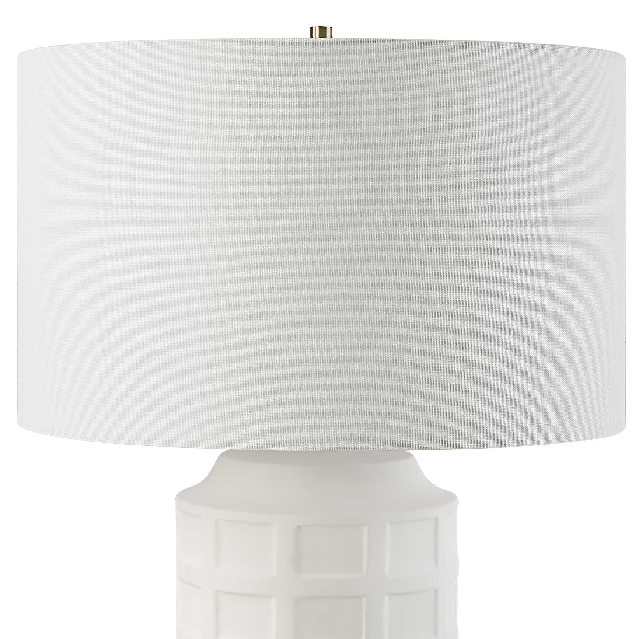 Window Pane White Table Lamp - Image 5