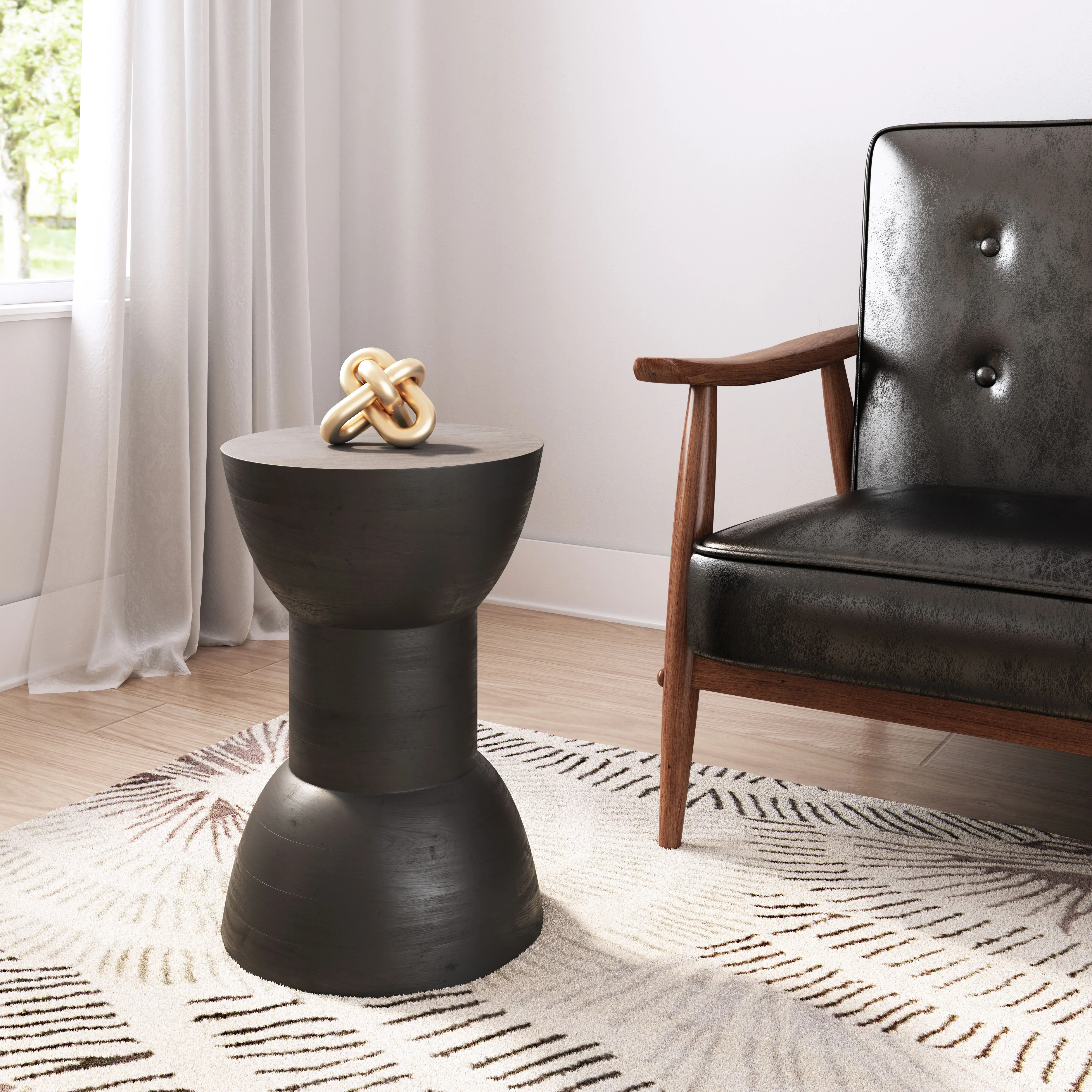 Wisdom Side Table Black - Image 2