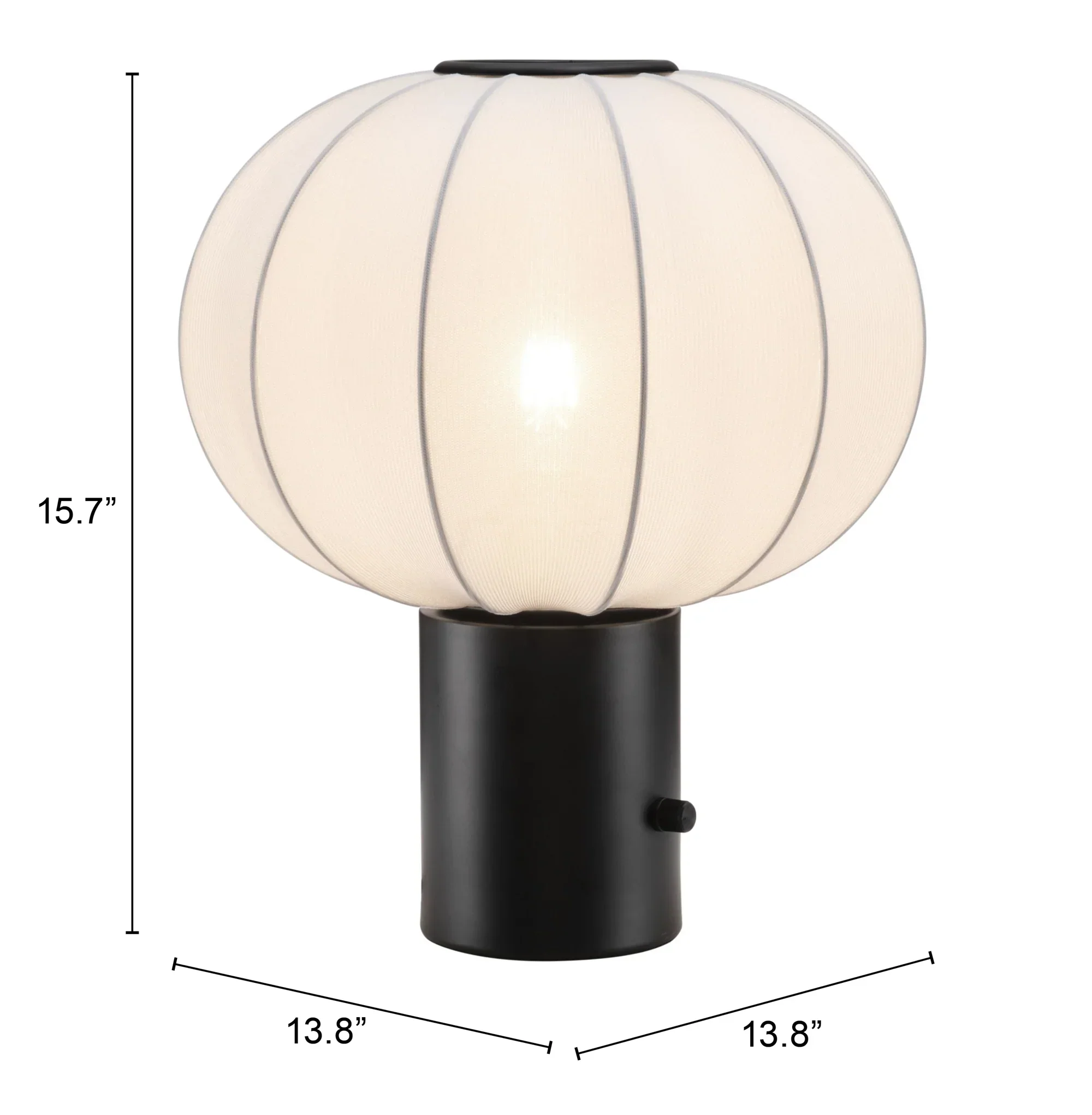 Wisteria Table Lamp White - Image 4