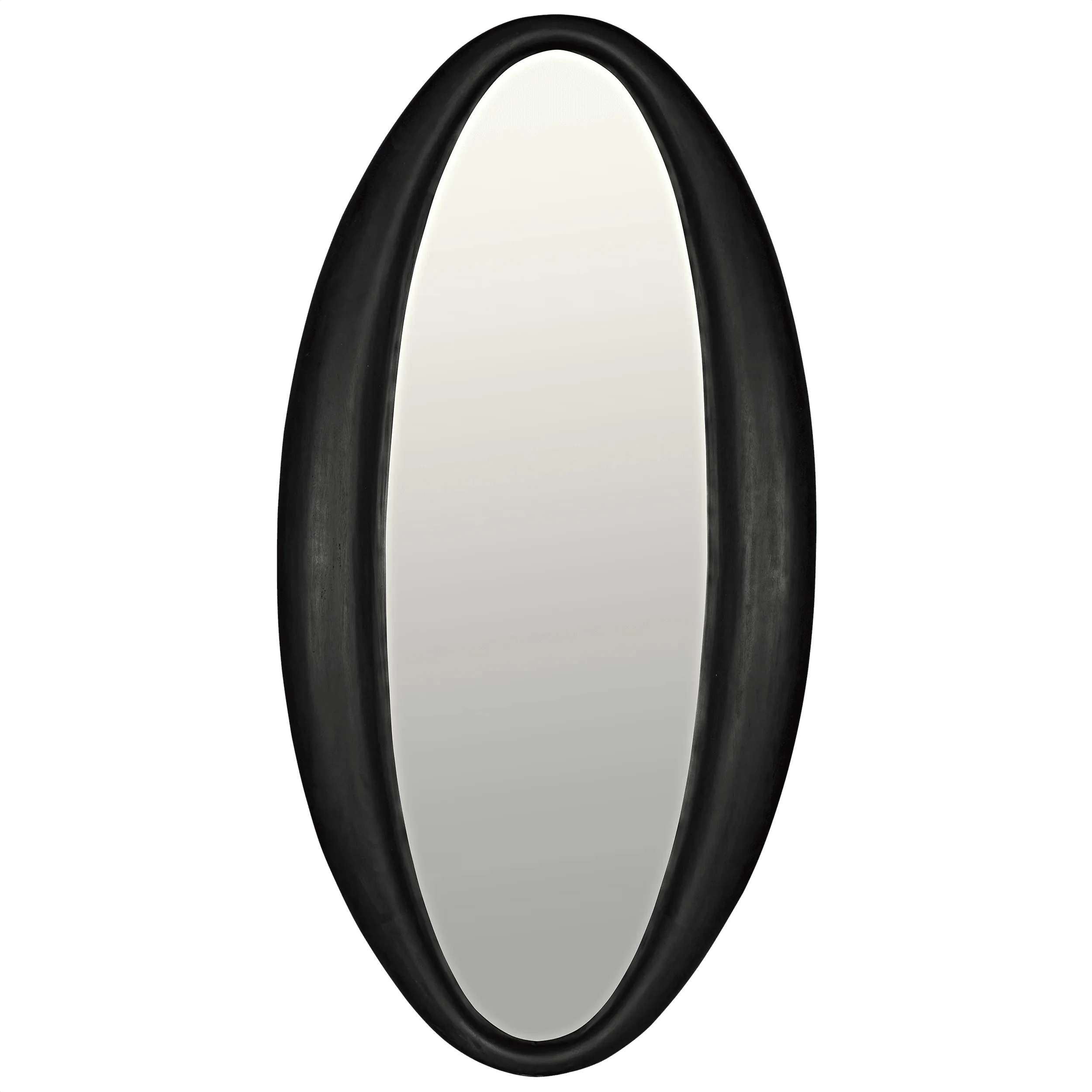 Woolsey Mirror, Charcoal Black