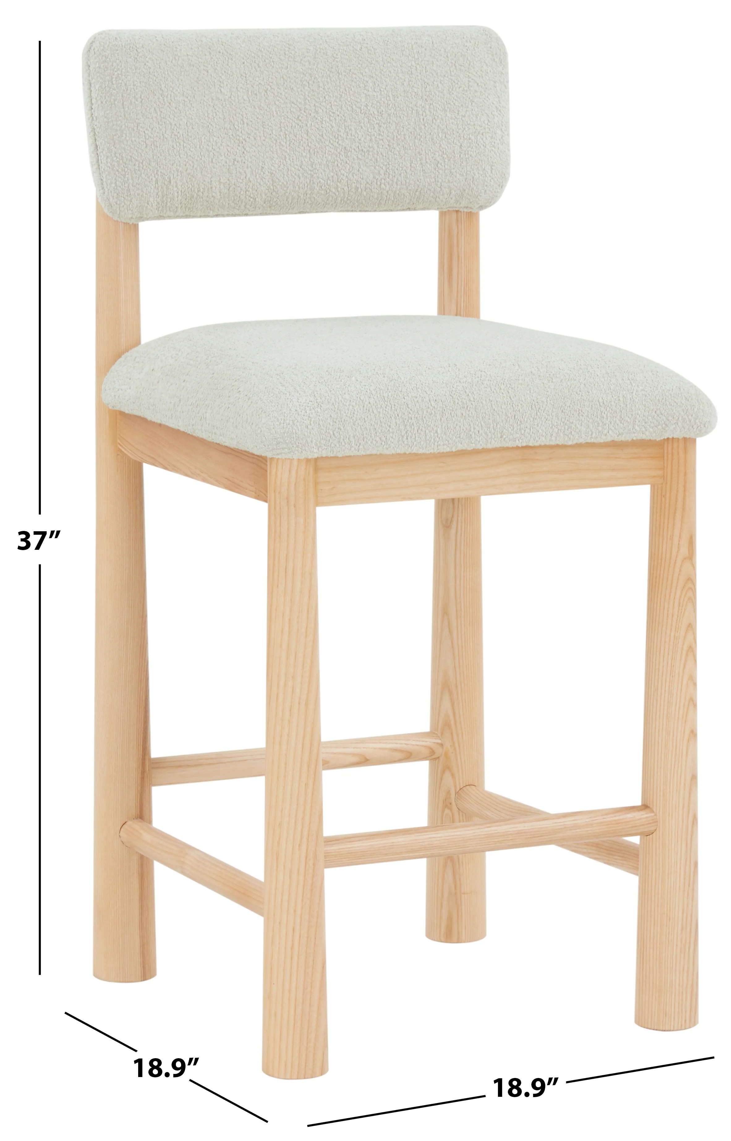 Wrenley Boucle Counter Stool - Image 4