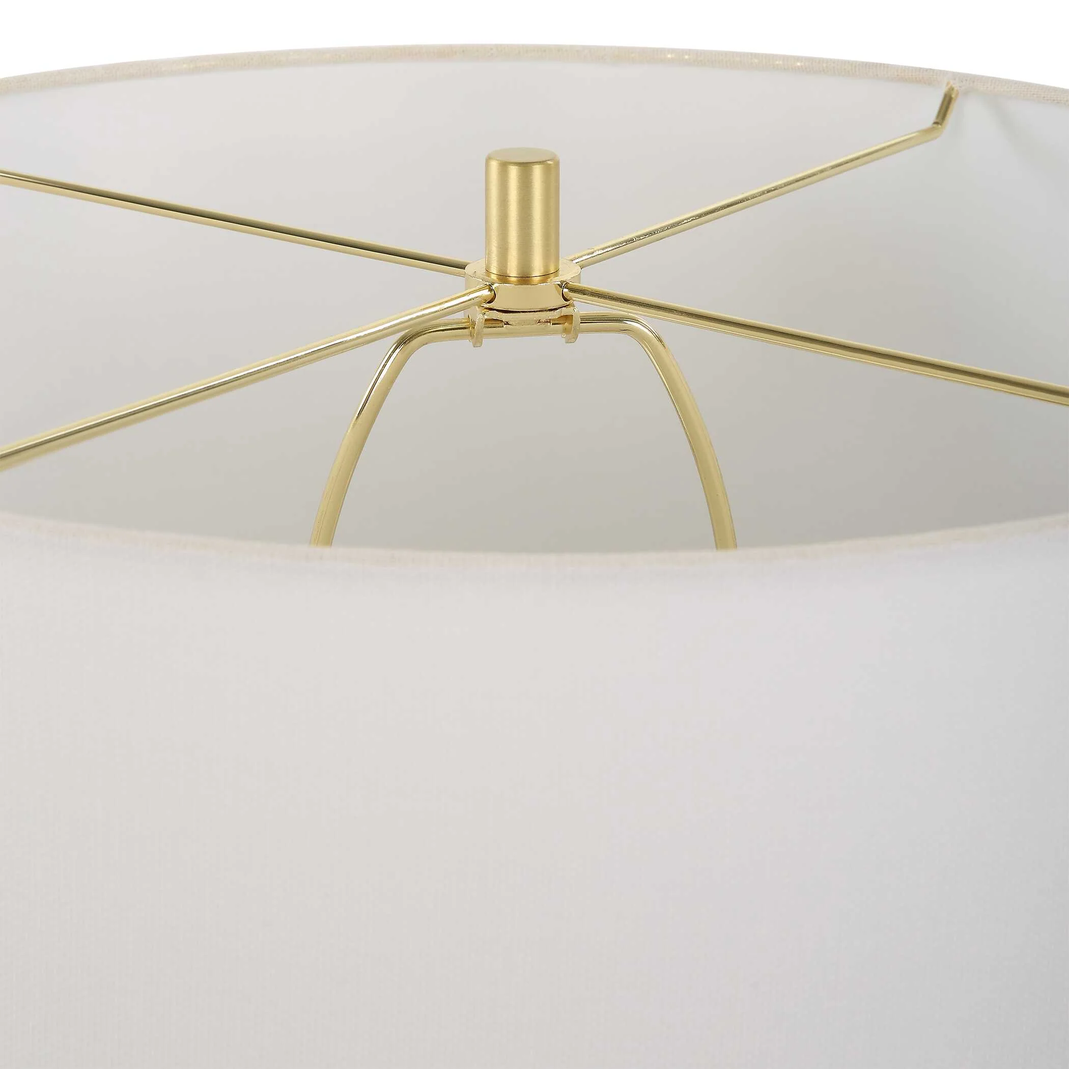 Wrenley Ridged White Table Lamp - Image 6
