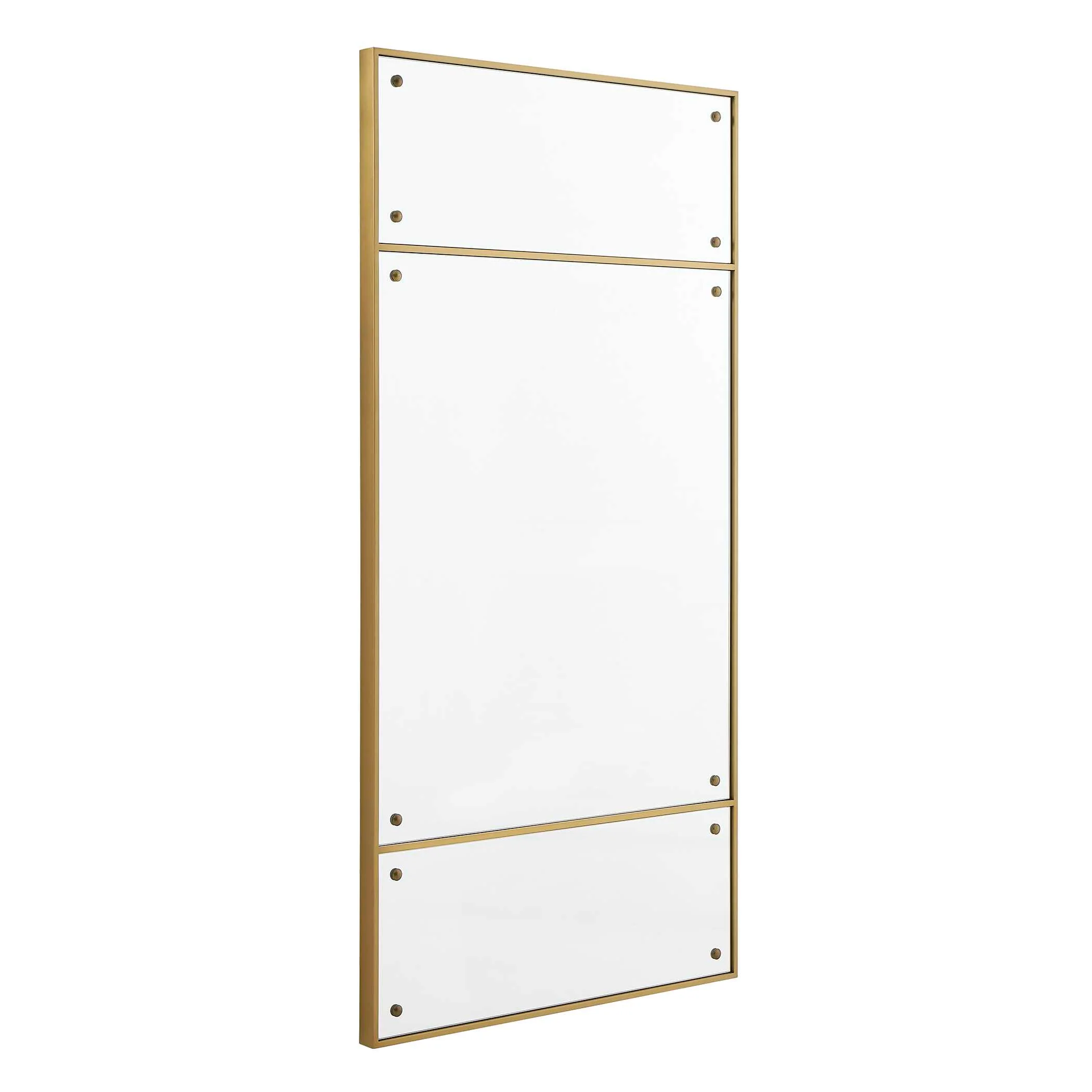 Wrenton Brass Rectangular Mirror - Image 4