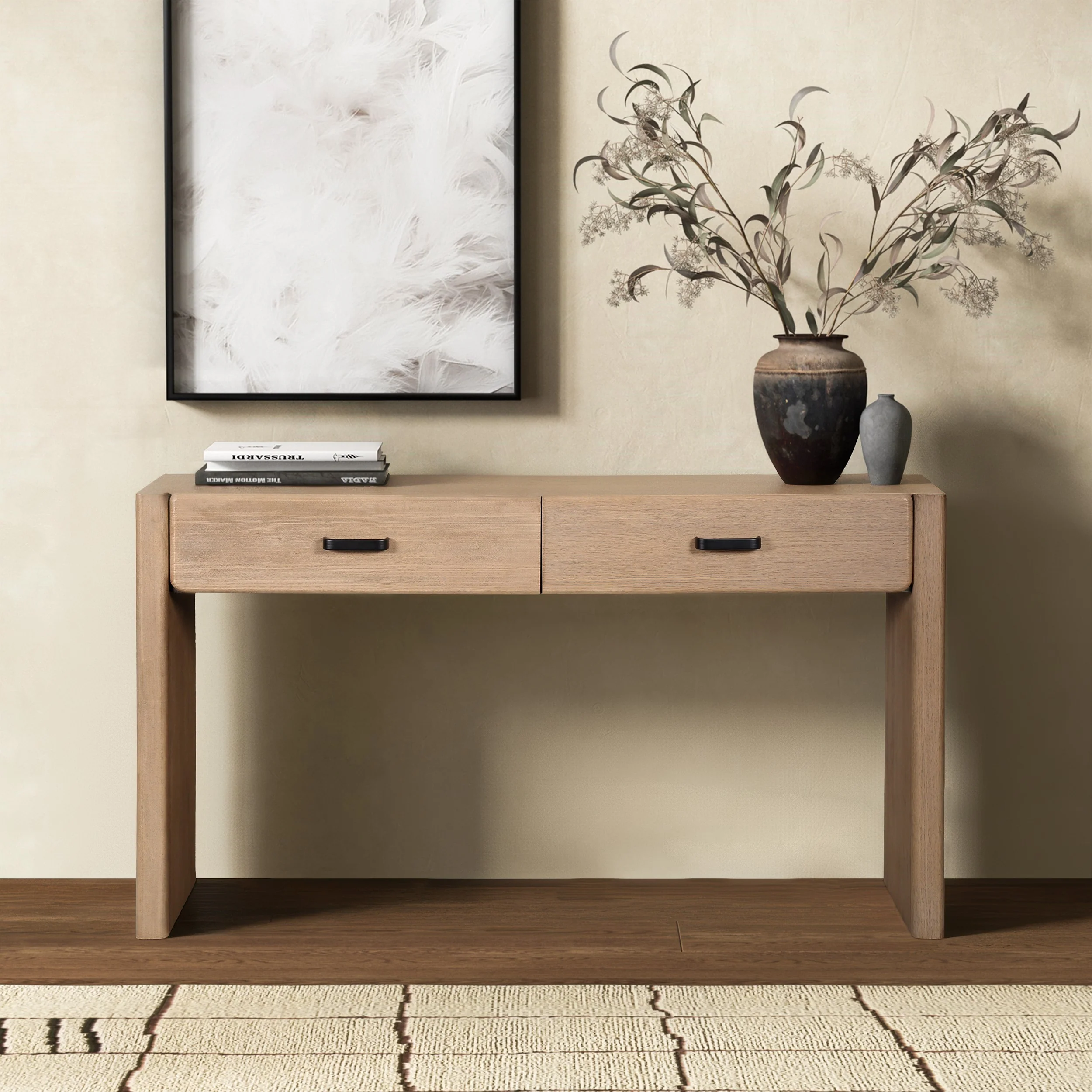 Wynnrosa 2 Drawer Wood Console Table - Image 10