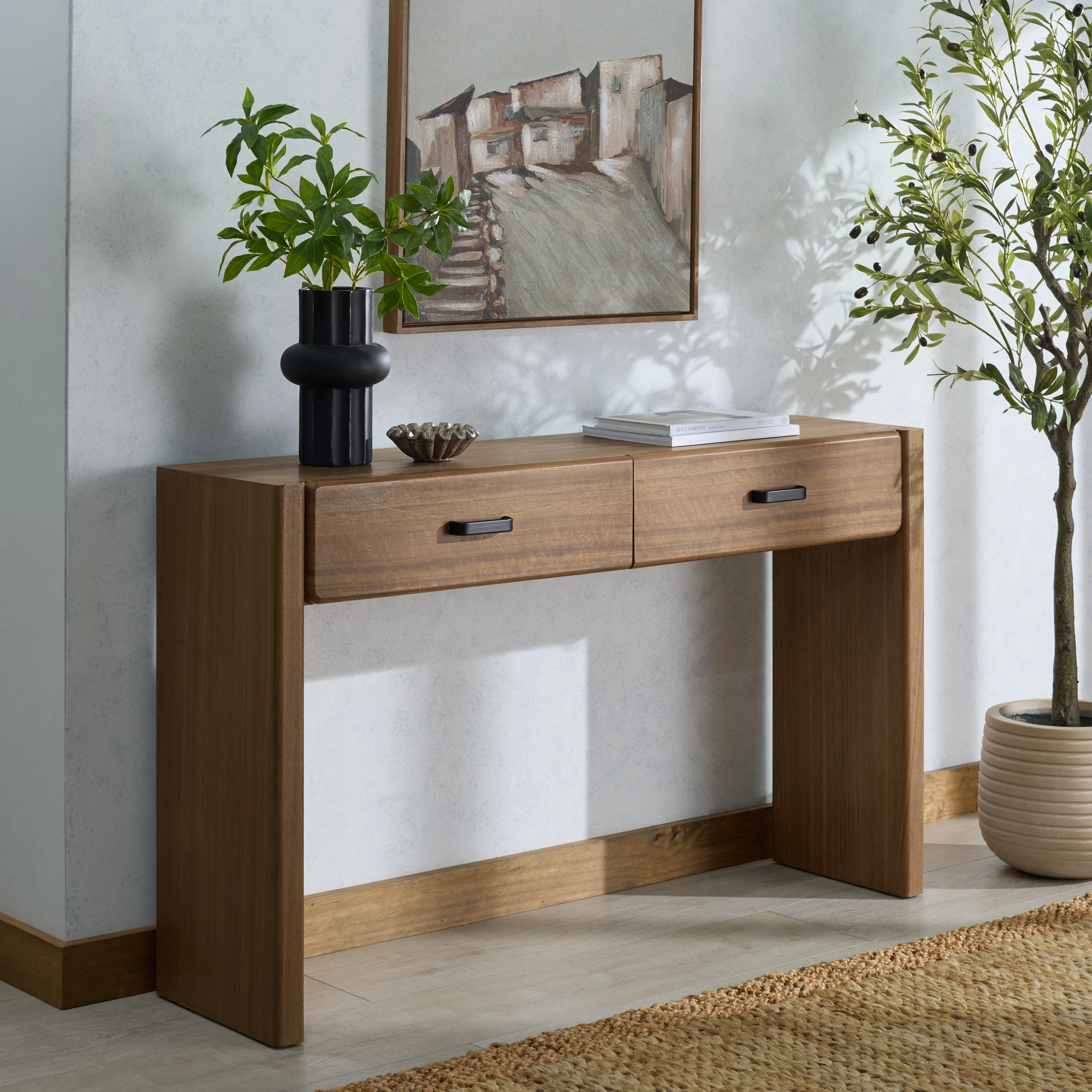 Wynnrosa 2 Drawer Wood Console Table - Image 17