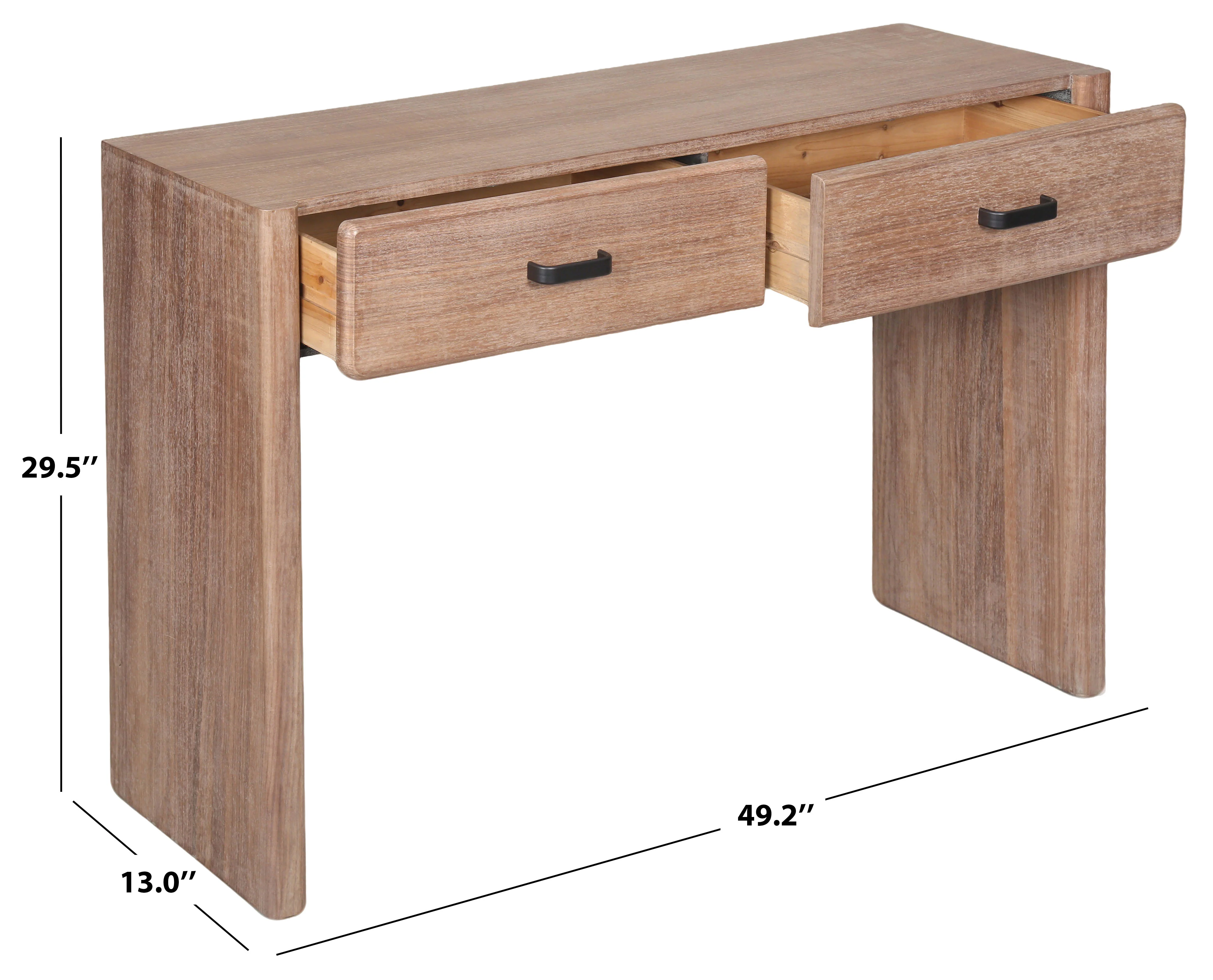 Wynnrosa 2 Drawer Wood Console Table - Image 19
