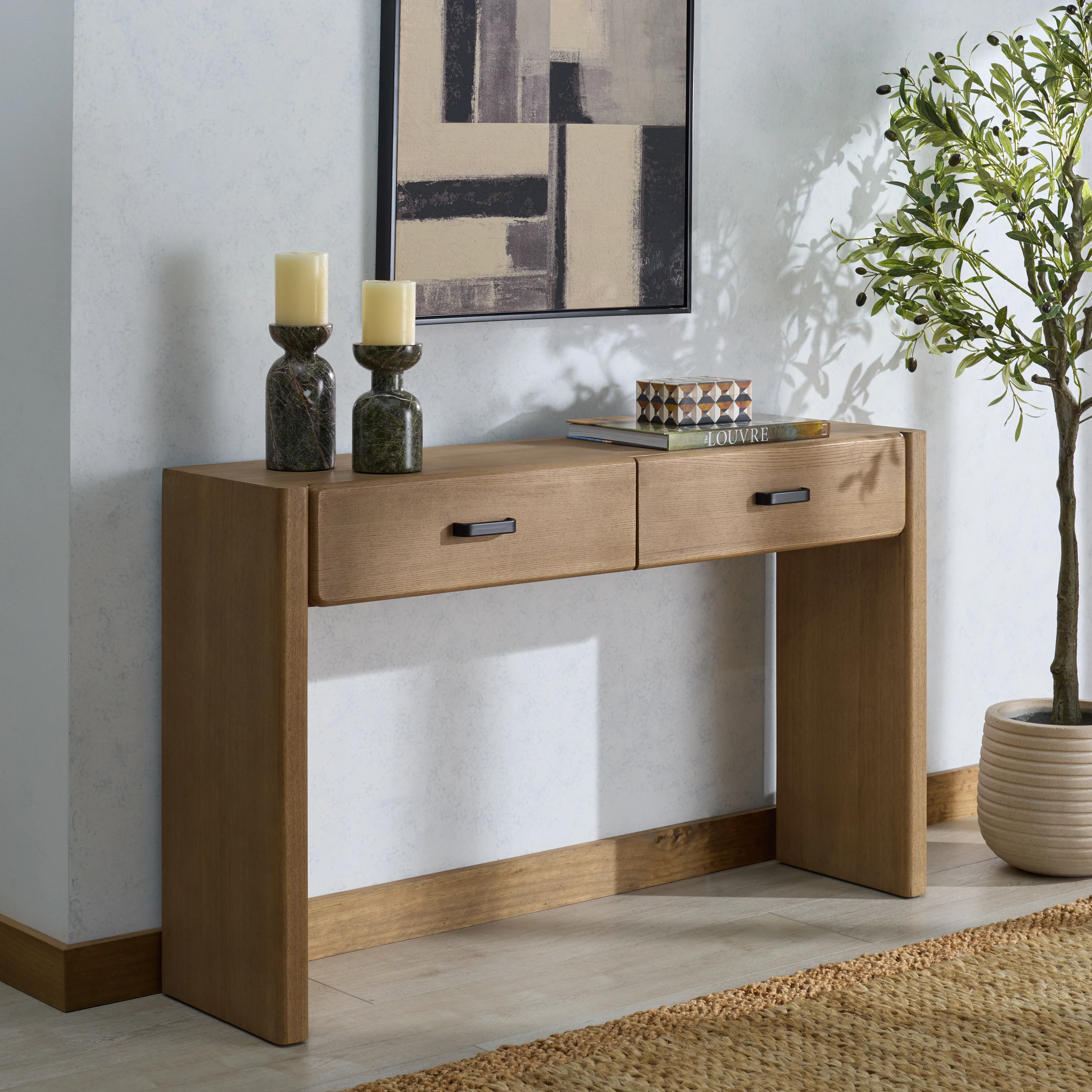 Wynnrosa 2 Drawer Wood Console Table - Image 7