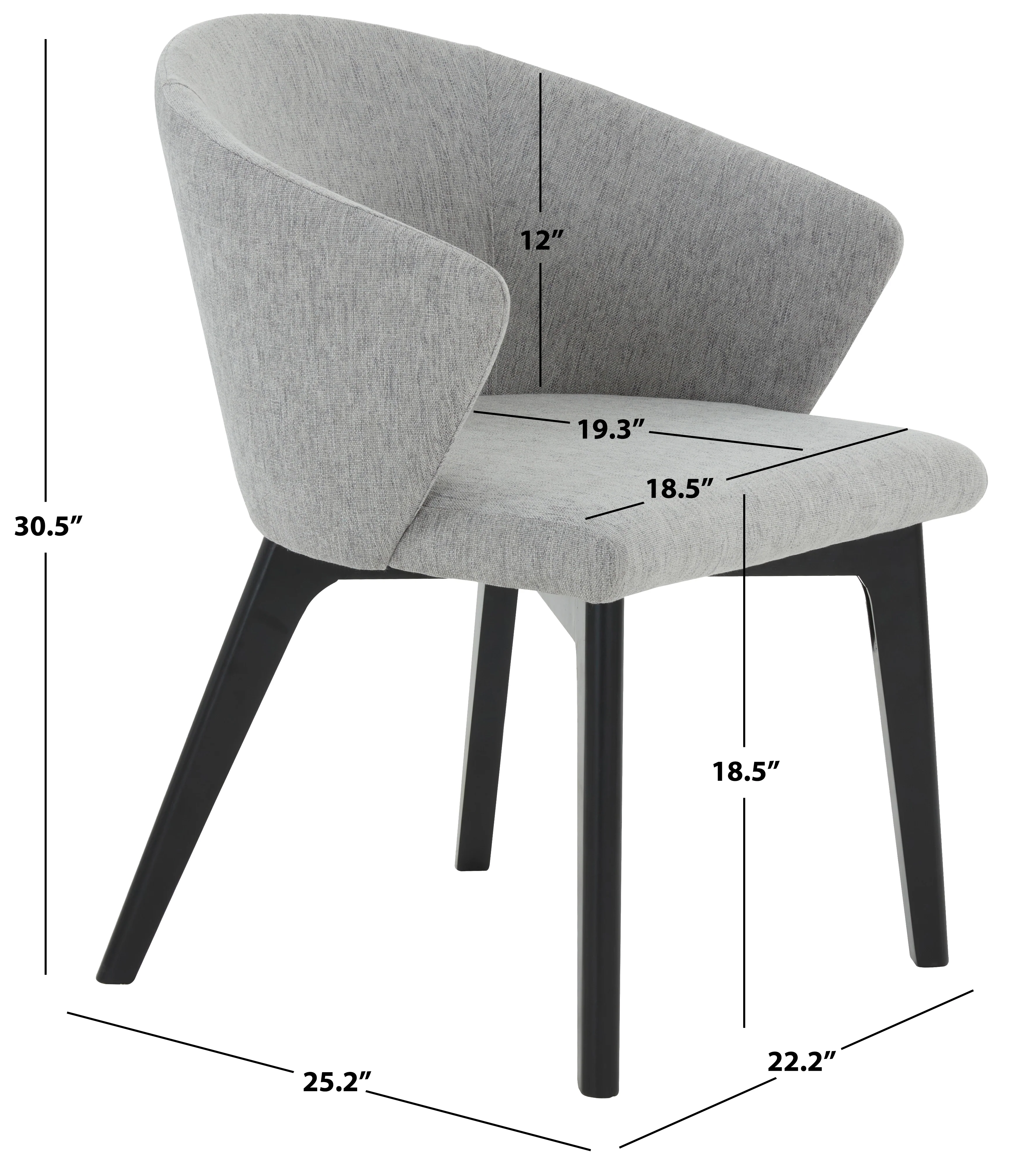 Wynonna Linen Dining Chair - Image 10