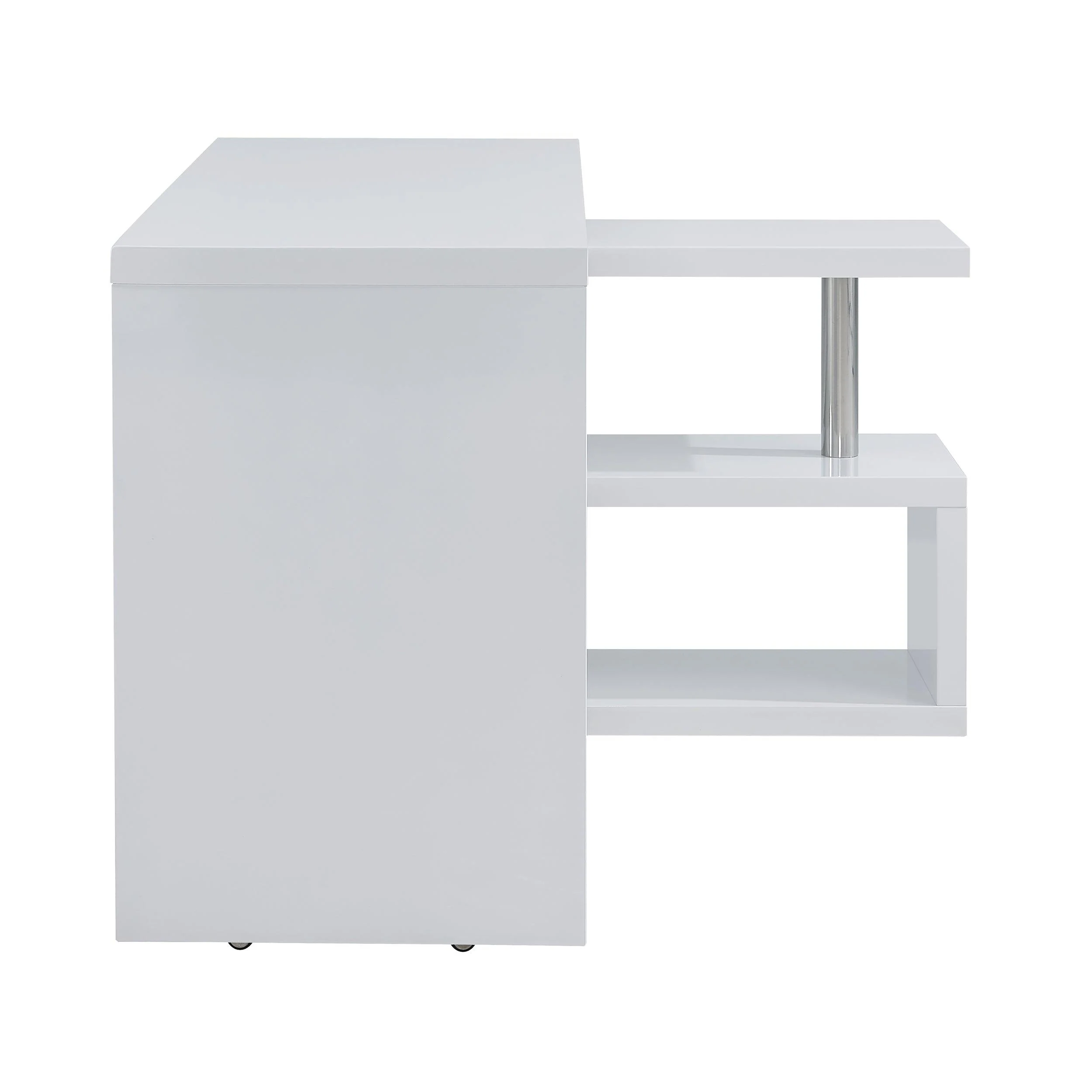 Yates Multifunctional Corner/L Desk w/ Shelves - Image 6