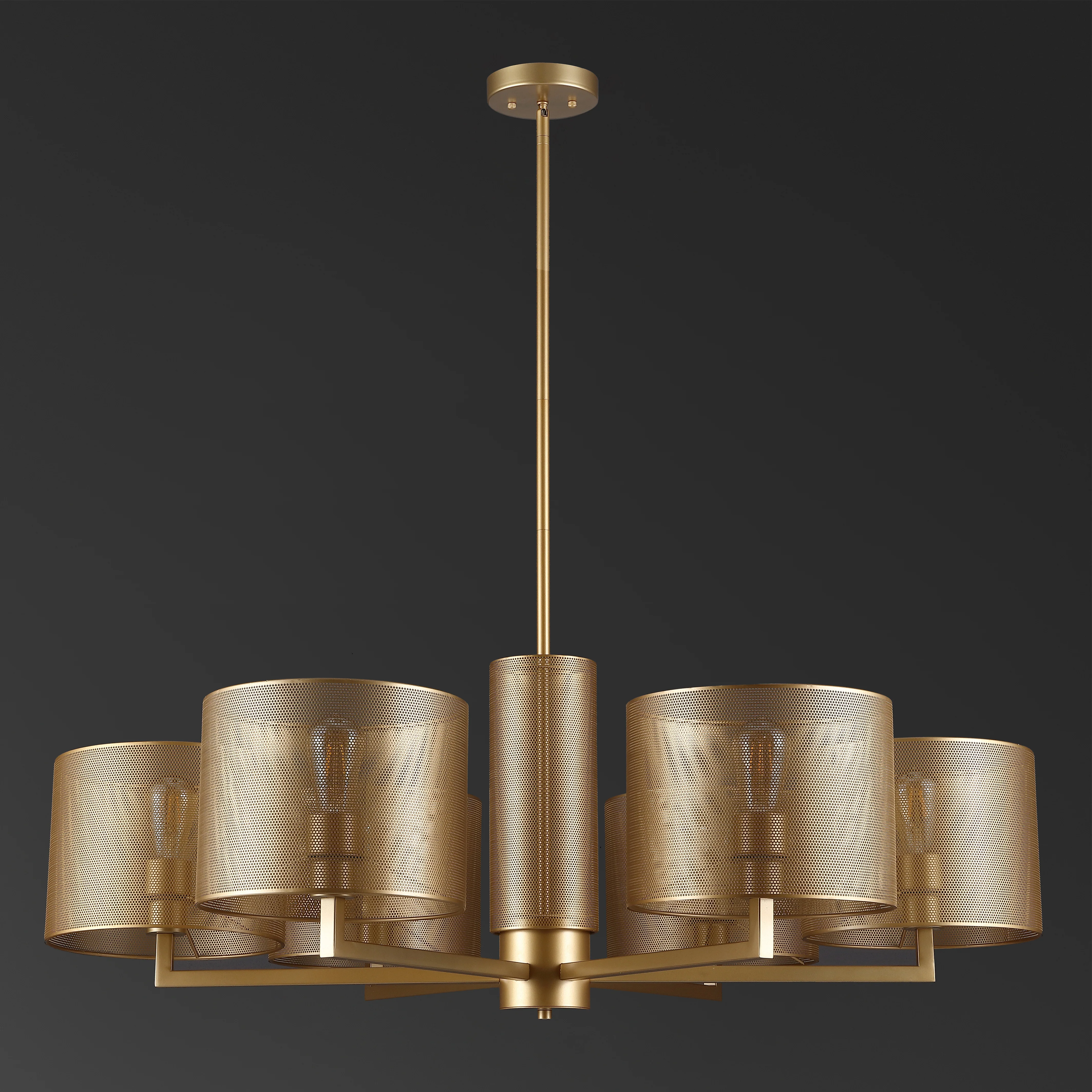 Zachaeus Metal 6 Light Chandelier - Image 14