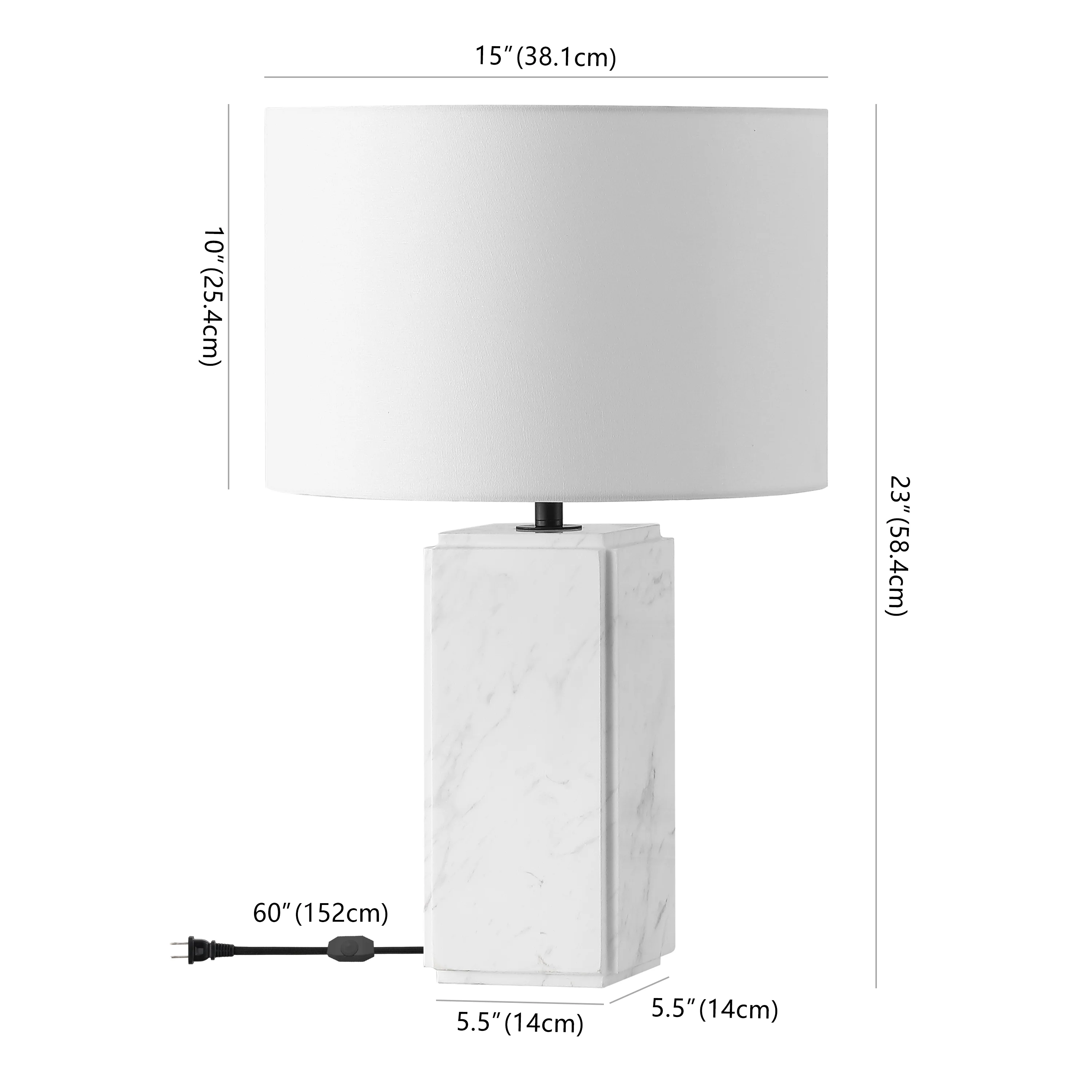 Zahra Marble Tall Table Lamp - Image 11