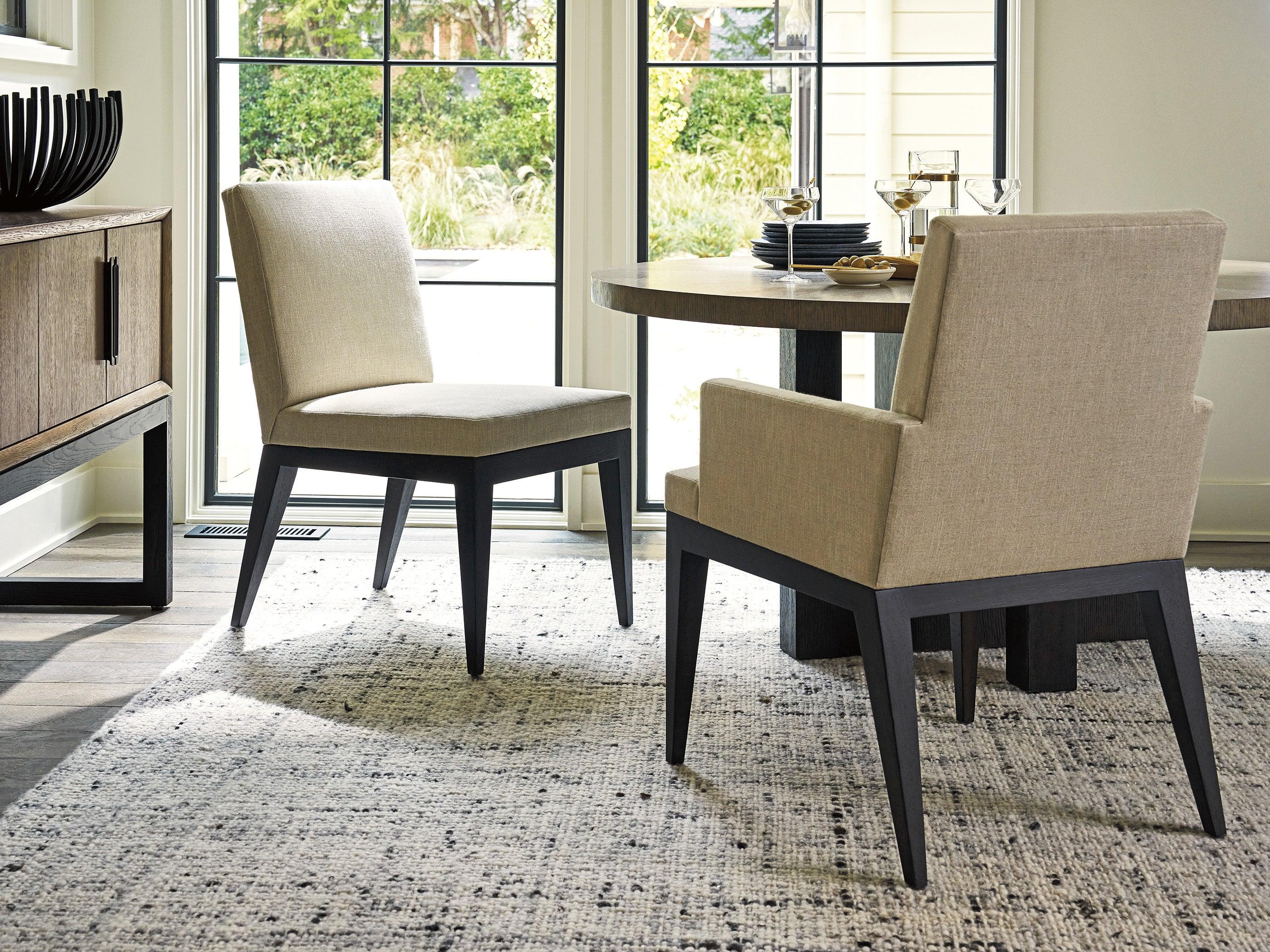 Zanzibar Murano Upholstered Arm Chair - Set of 2 - Image 2