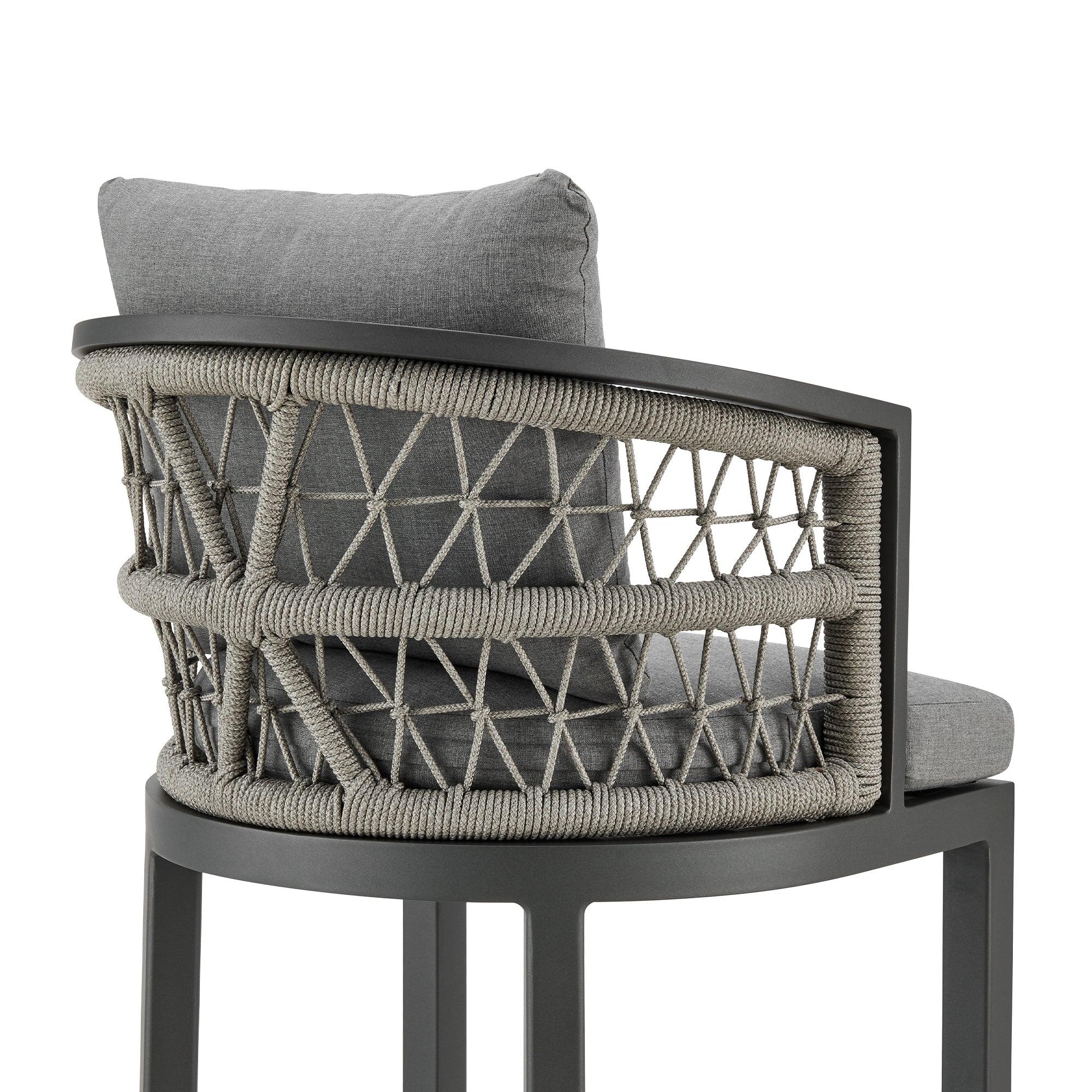Zella Outdoor Barstool - Set of 2 - Image 5