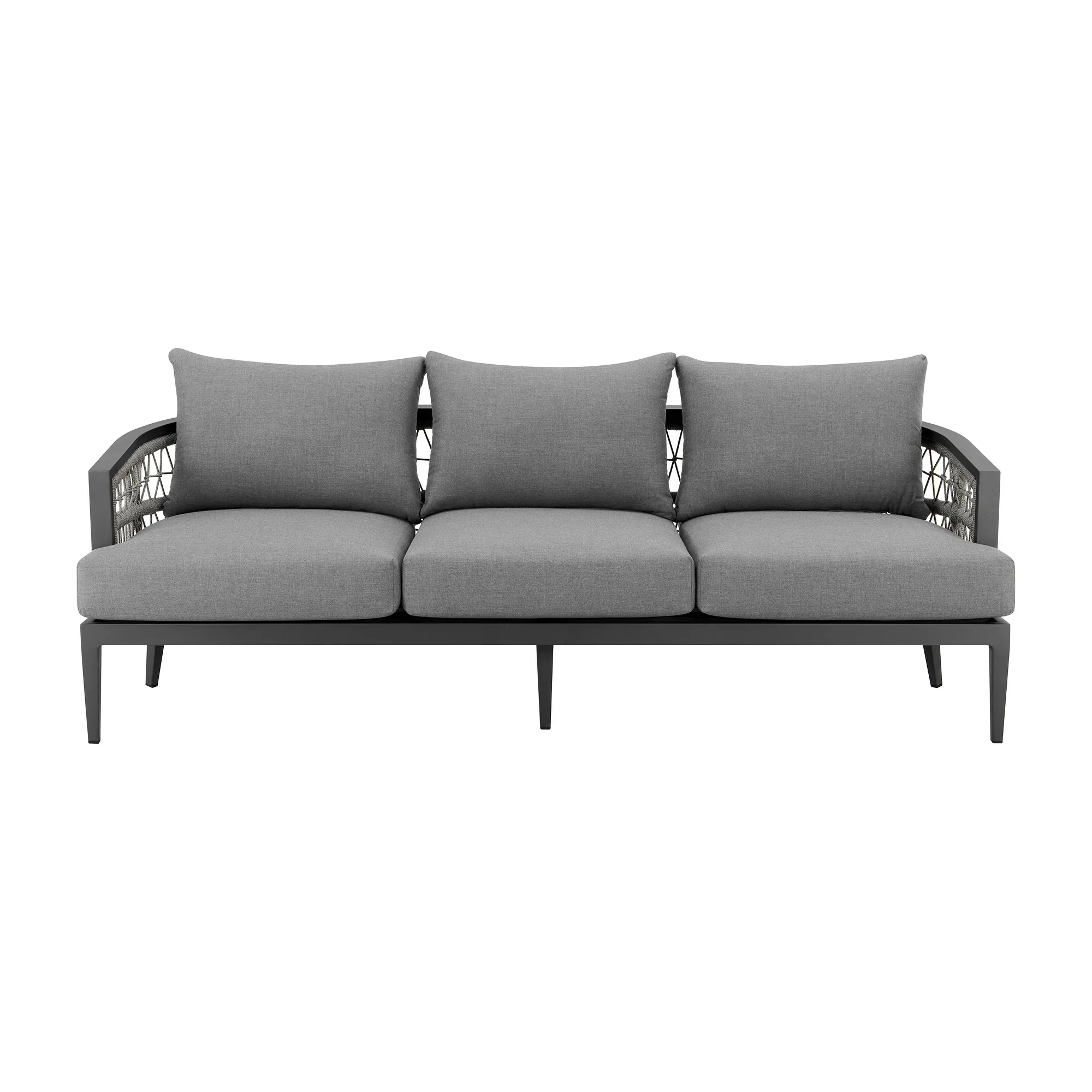 Zella Outdoor Patio 4 Piece Conversation Set - Image 3