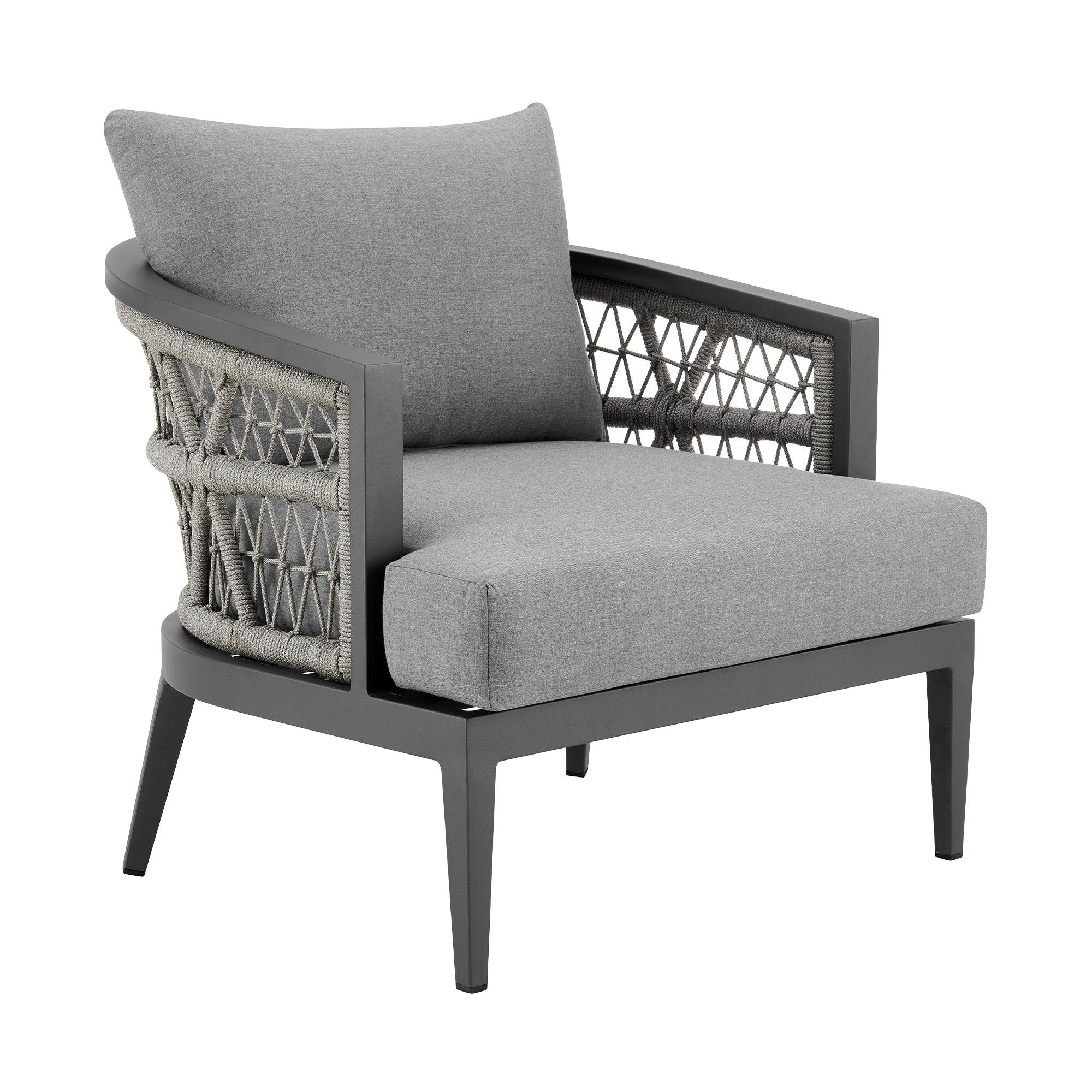 Zella Outdoor Patio 4 Piece Conversation Set - Image 5