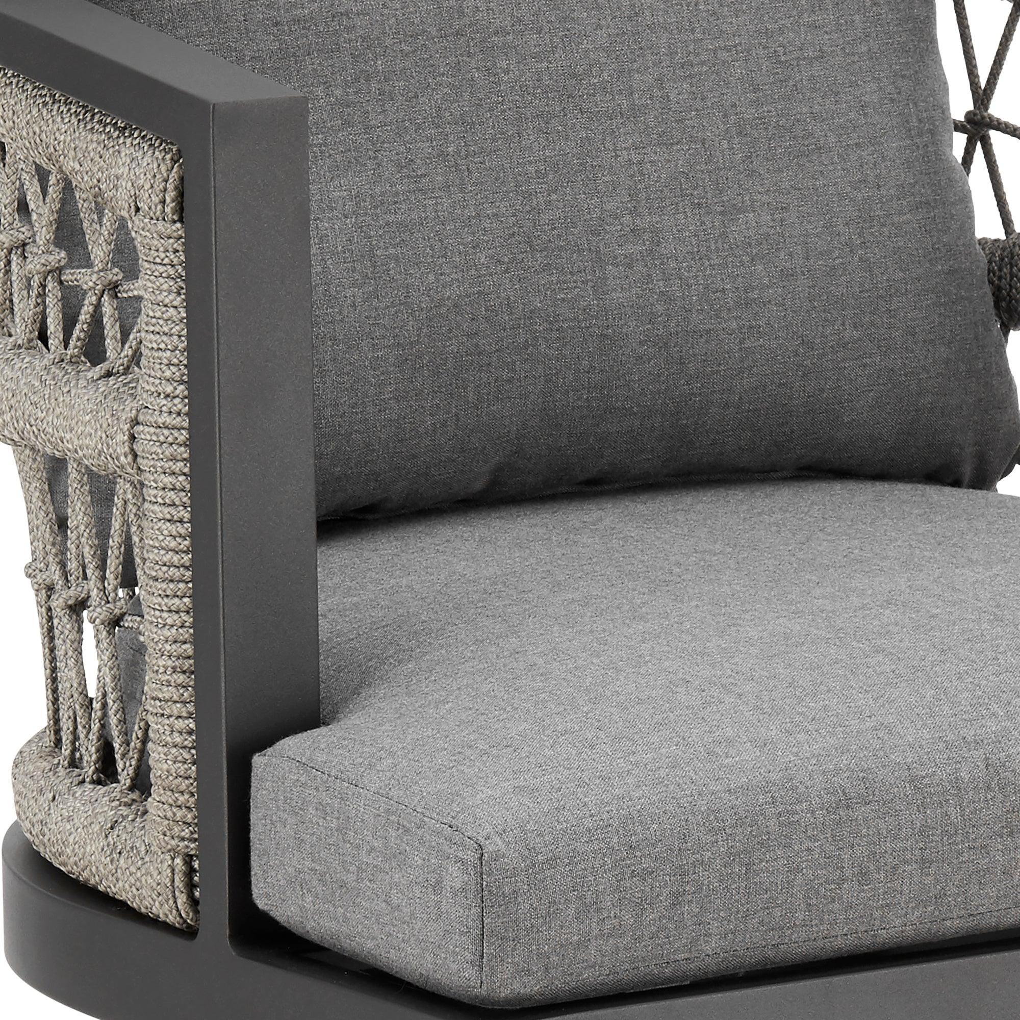 Zella Outdoor Swivel Barstool - Set of 2 - Image 6