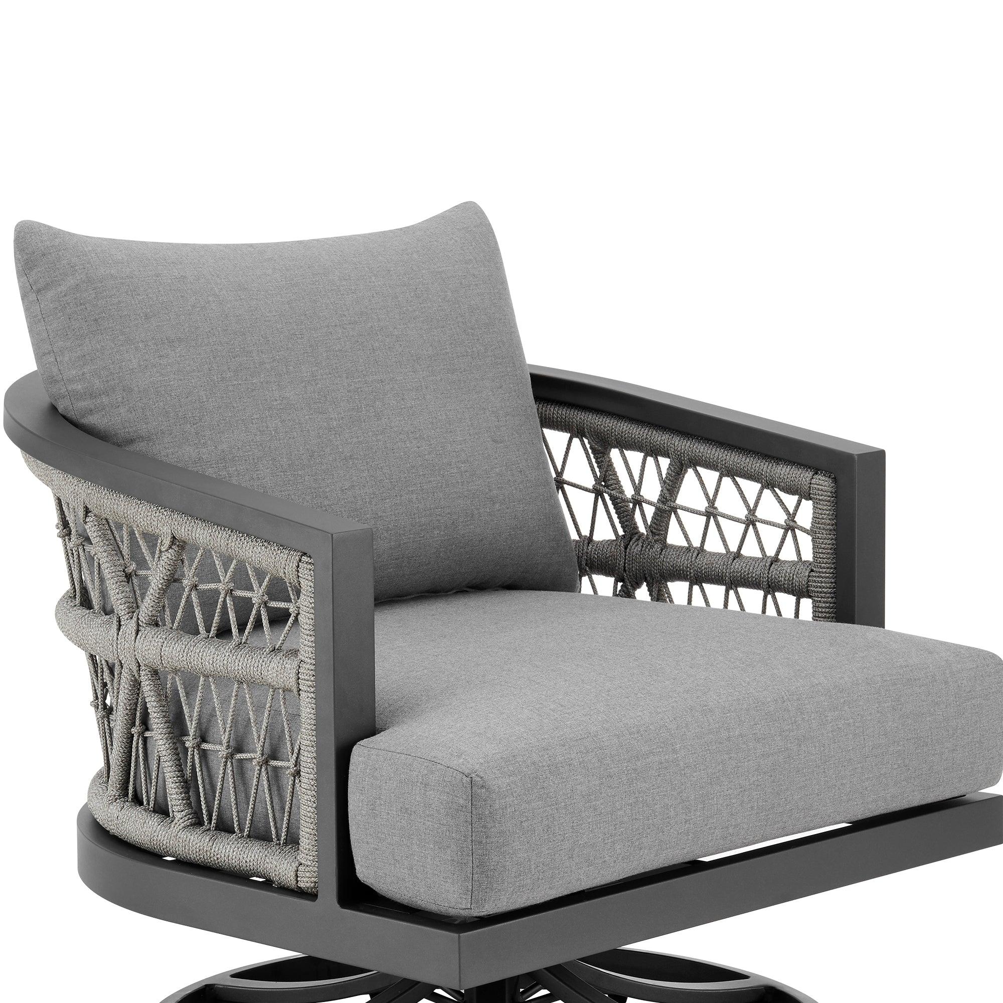 Zella Outdoor Swivel Chair - Image 4