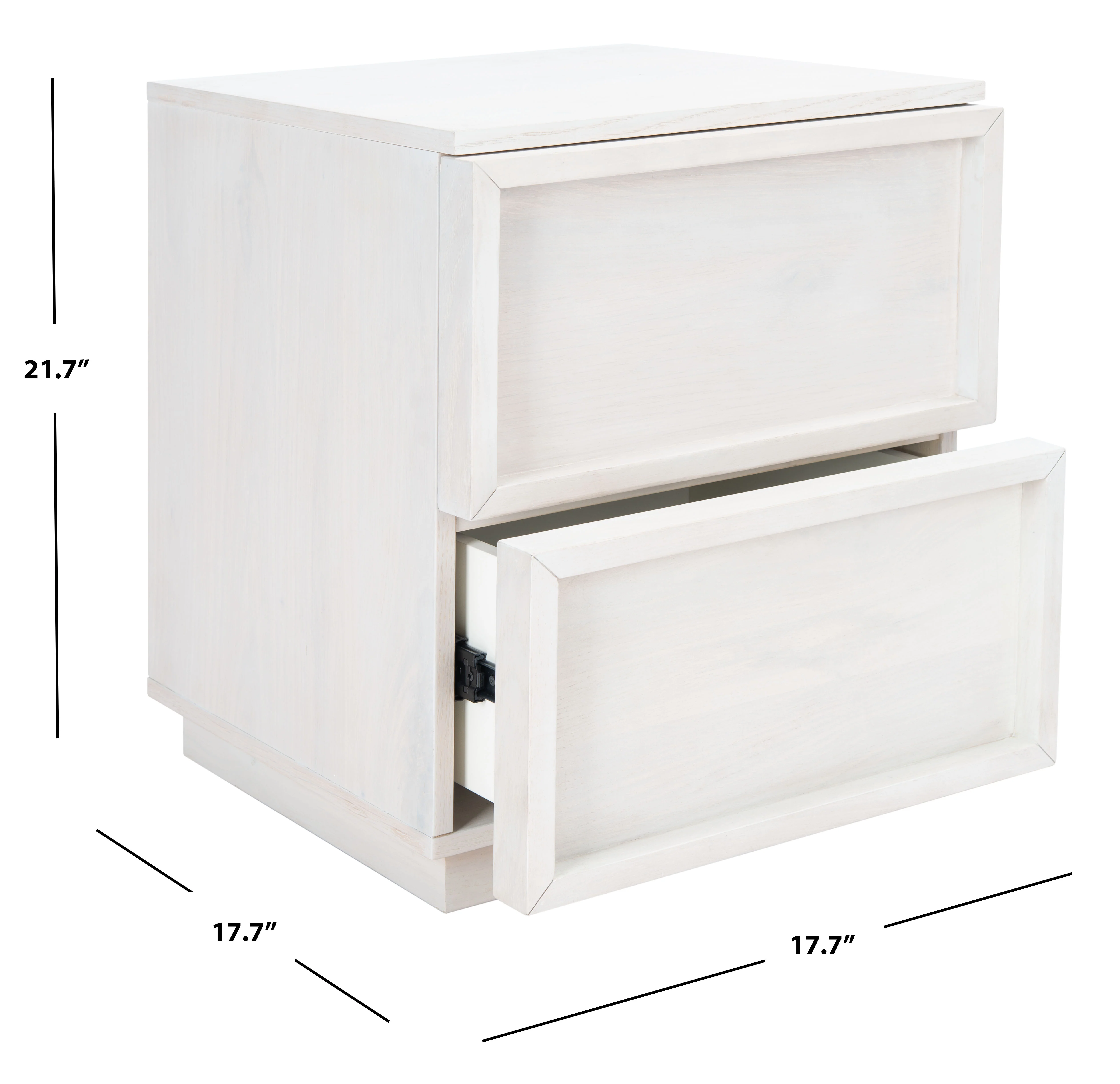 Zeus 2 Drawer Nightstand - Image 17