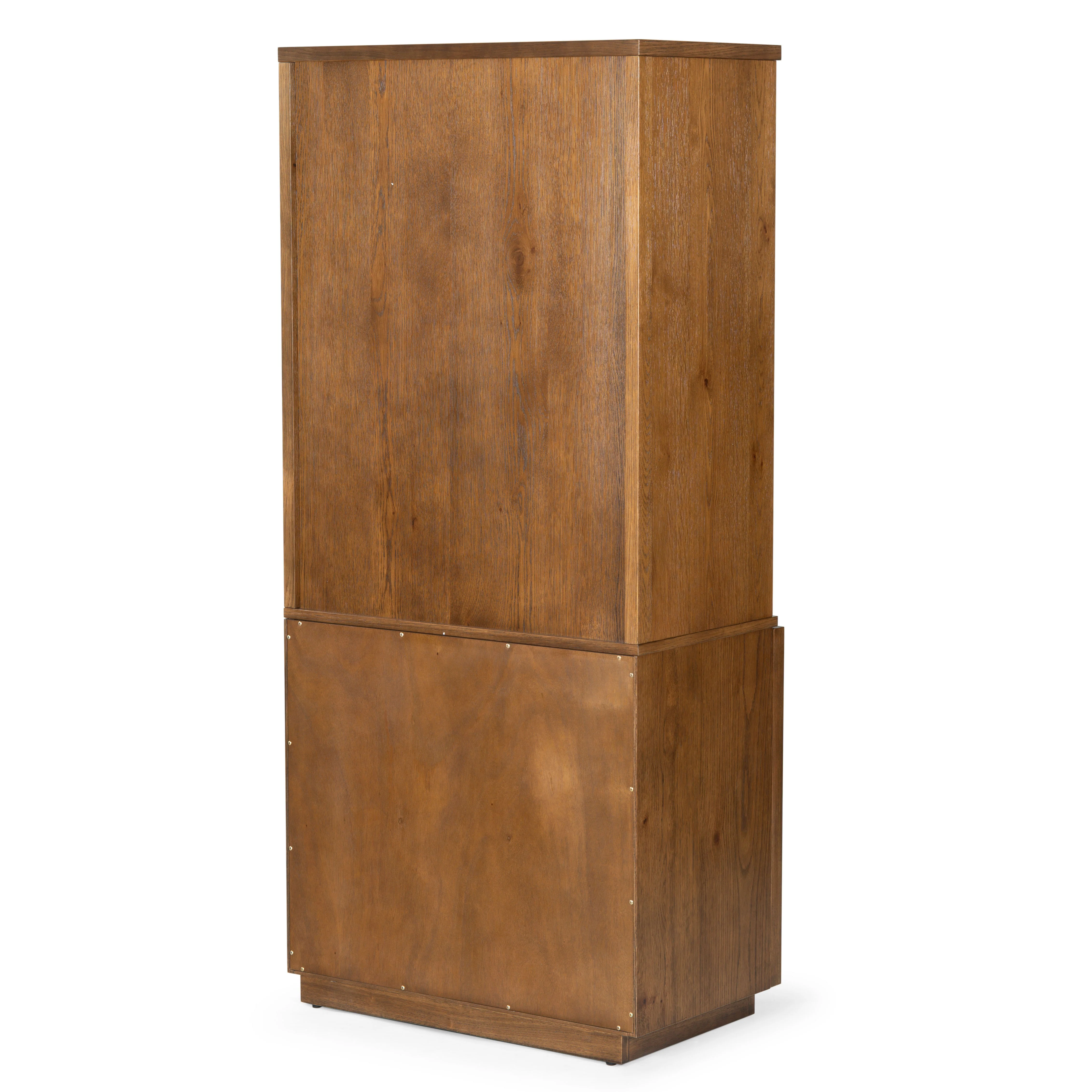 Zeus 4 Shelf Wood Bookcase - Image 20