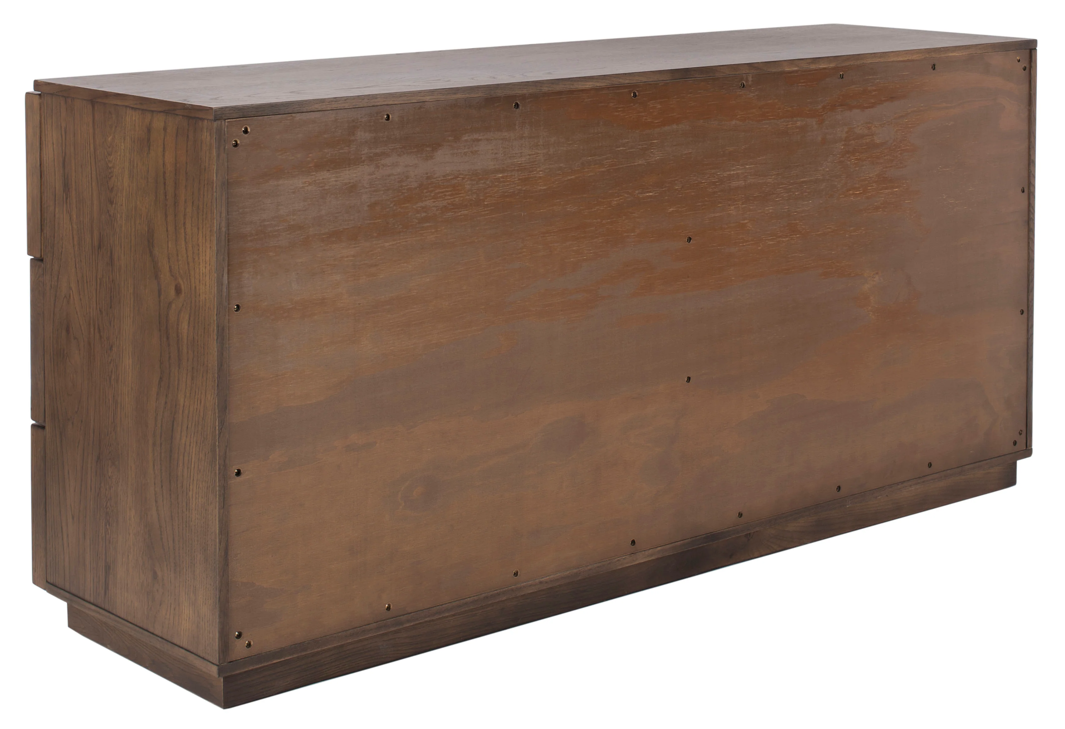 Zeus 6 Drawer Wood Dresser/ Medium Oak - Image 11