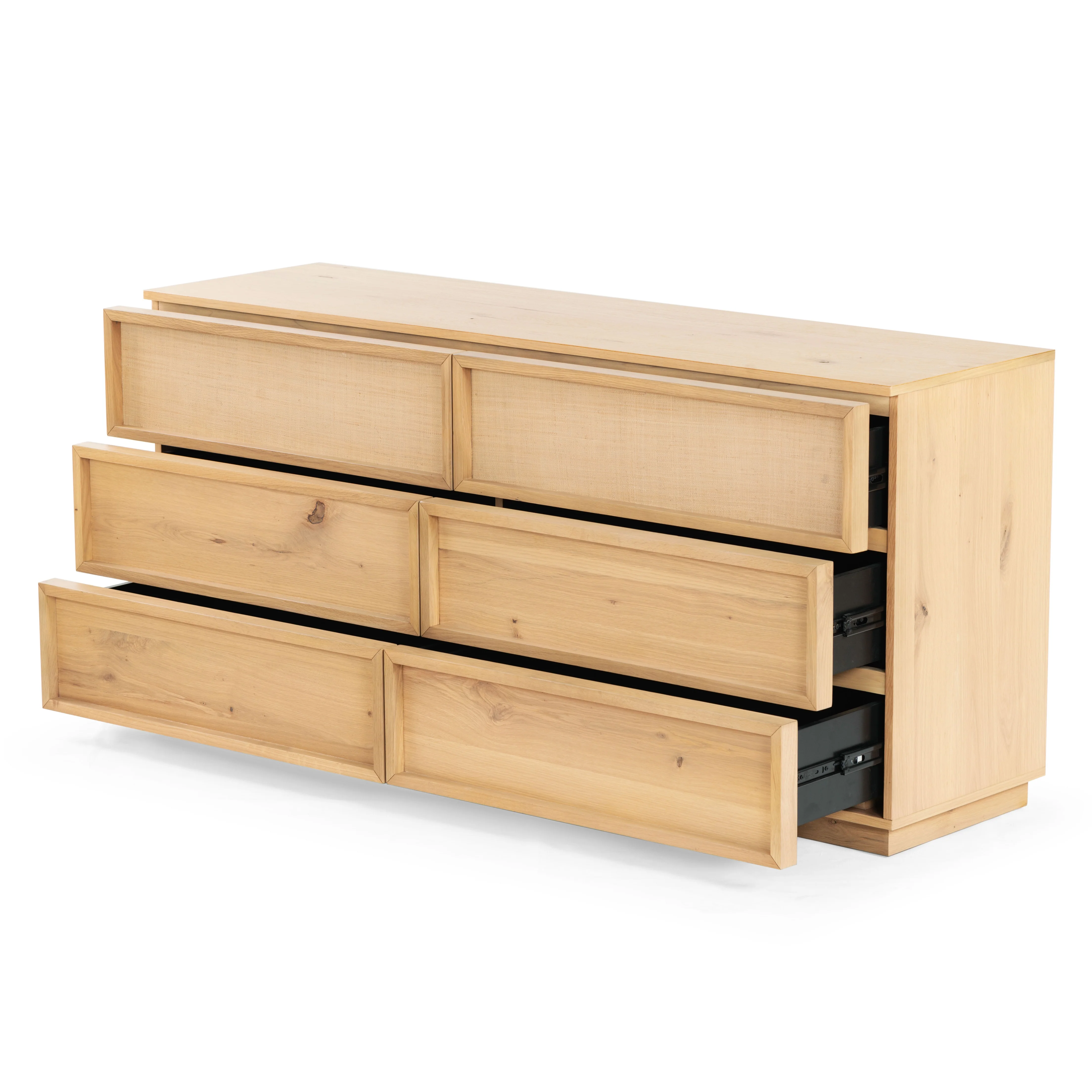 Zeus 6 Drawer Wood Dresser - Image 7