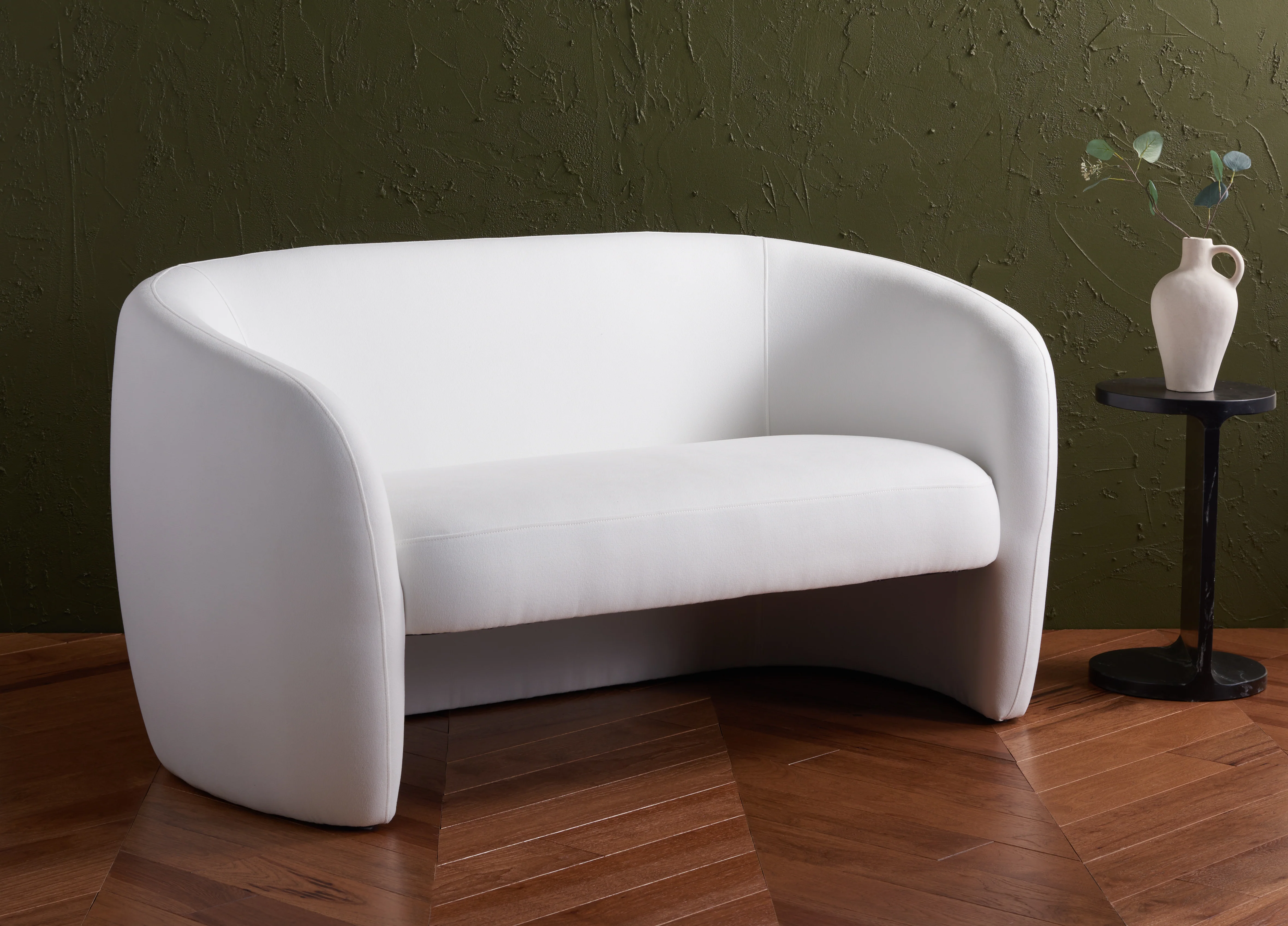 Zhao Curved Loveseat - Image 2