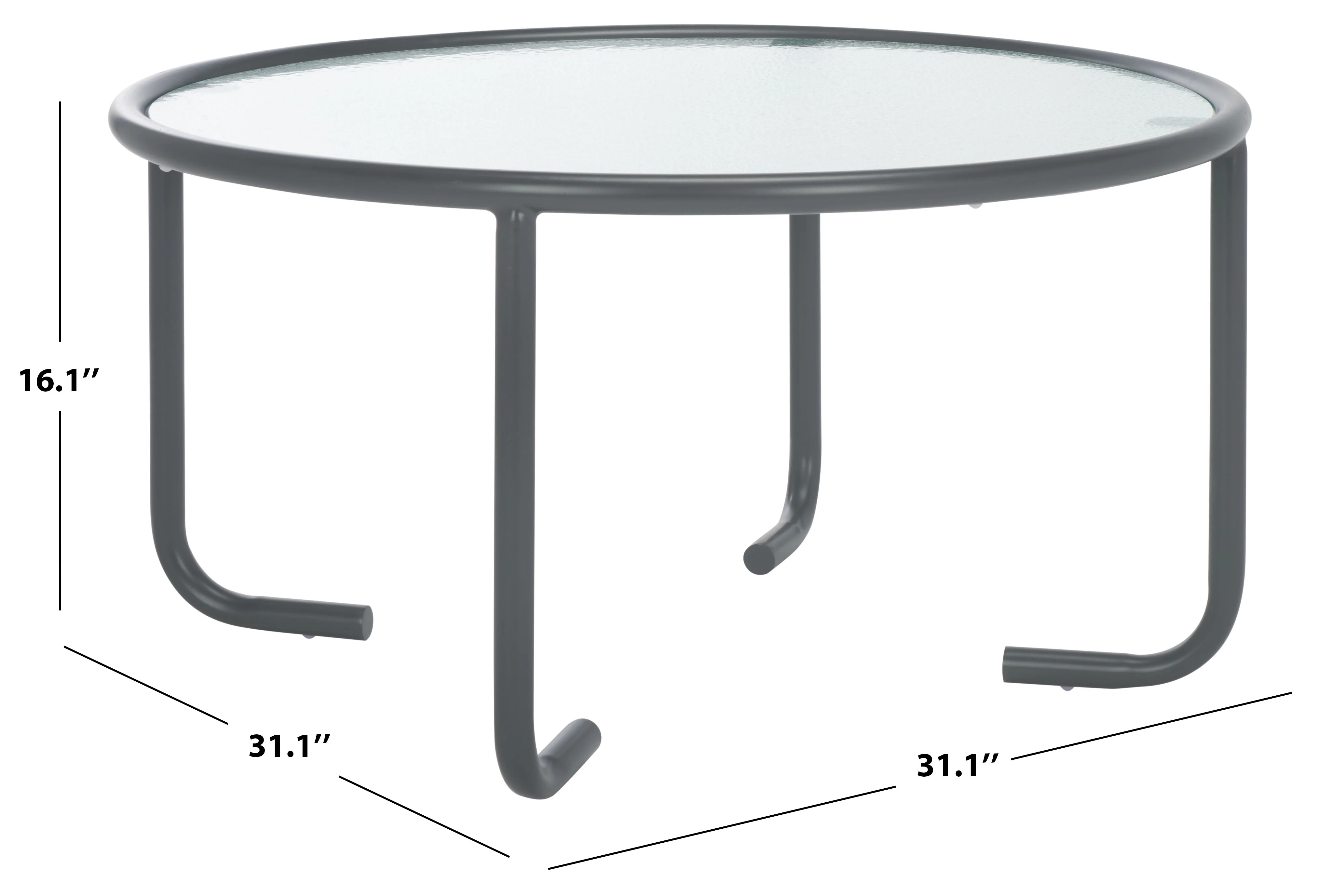 Zuzana Glass Top Coffee Table - Image 14