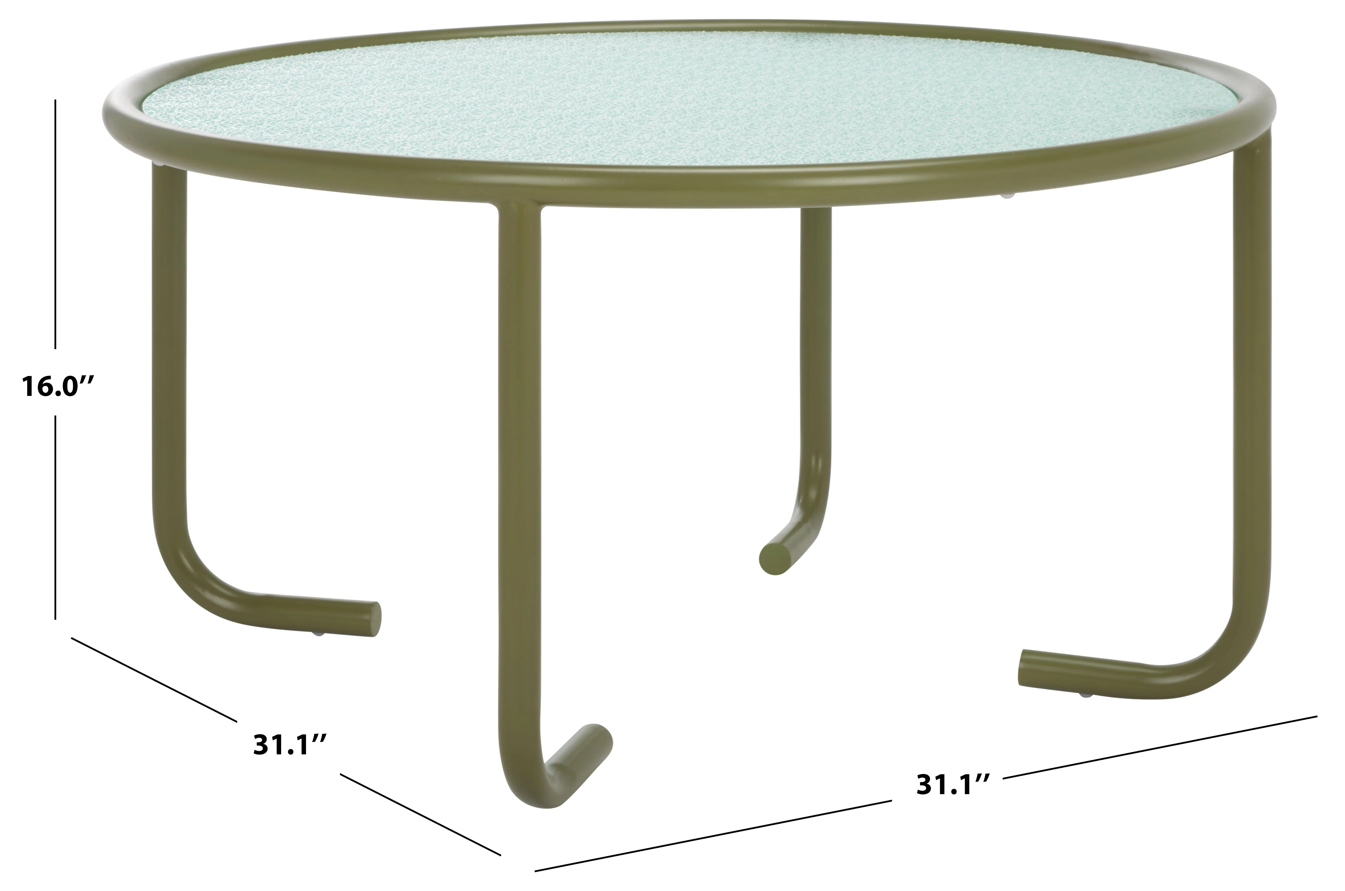 Zuzana Glass Top Coffee Table - Image 15